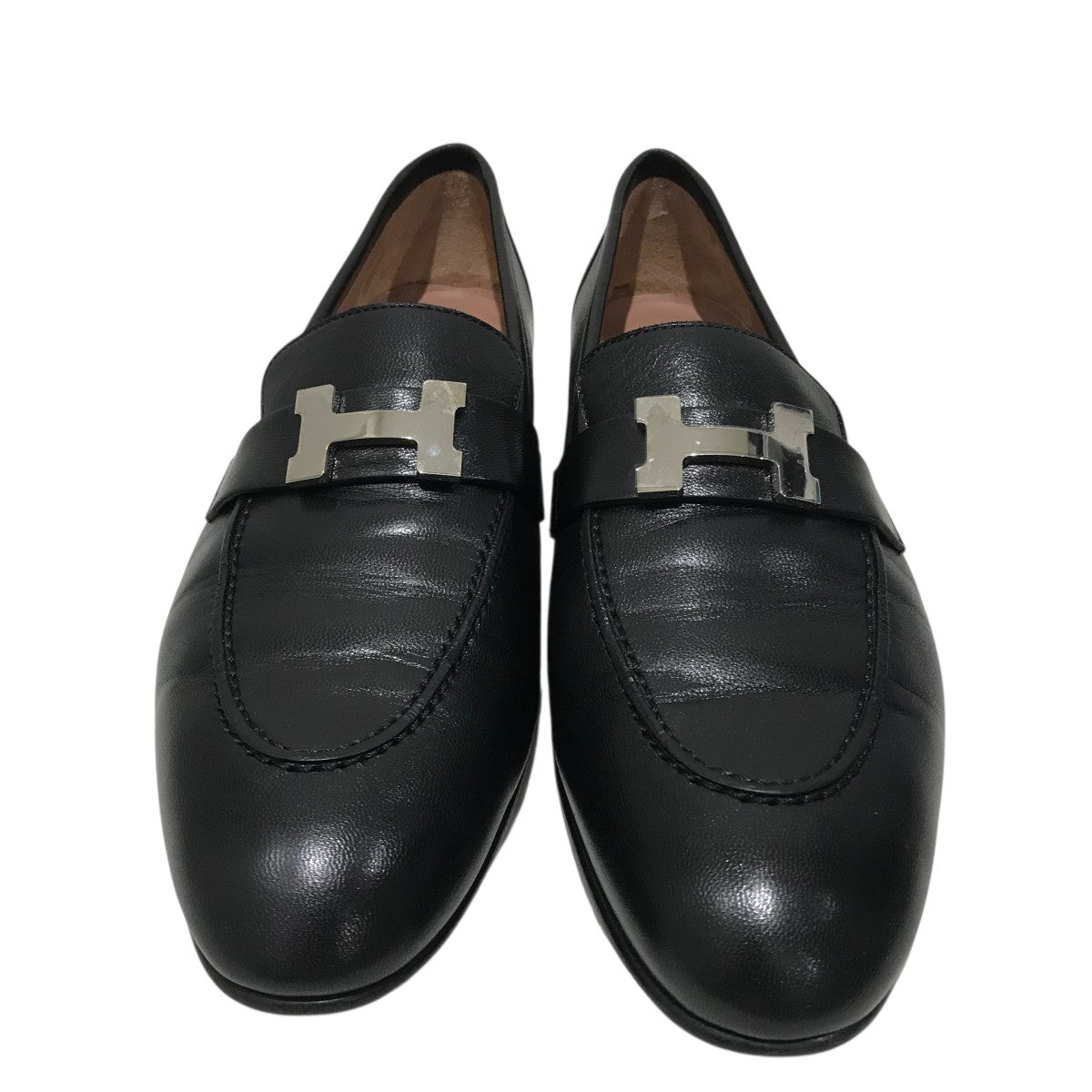 『値下げ中』エルメス　ローファー　モカシン HERMES 【良品】エルメス モカシン ケネディ ローファー レザー