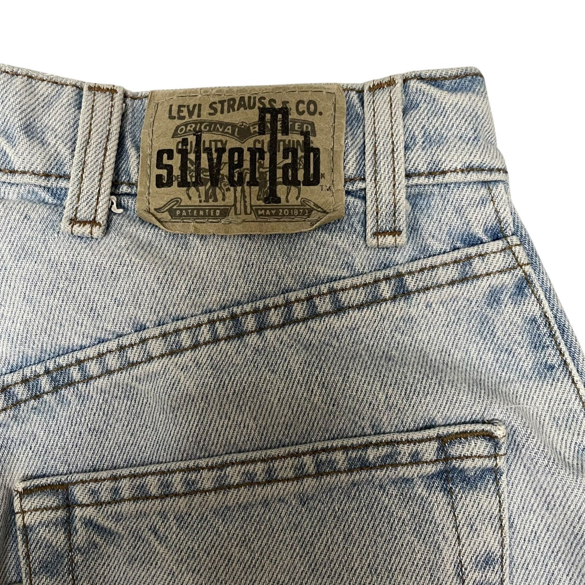 LEVI’S SILVERTAB LOOSEデニムショーツ 古着・中古-4枚目のアイテム画像