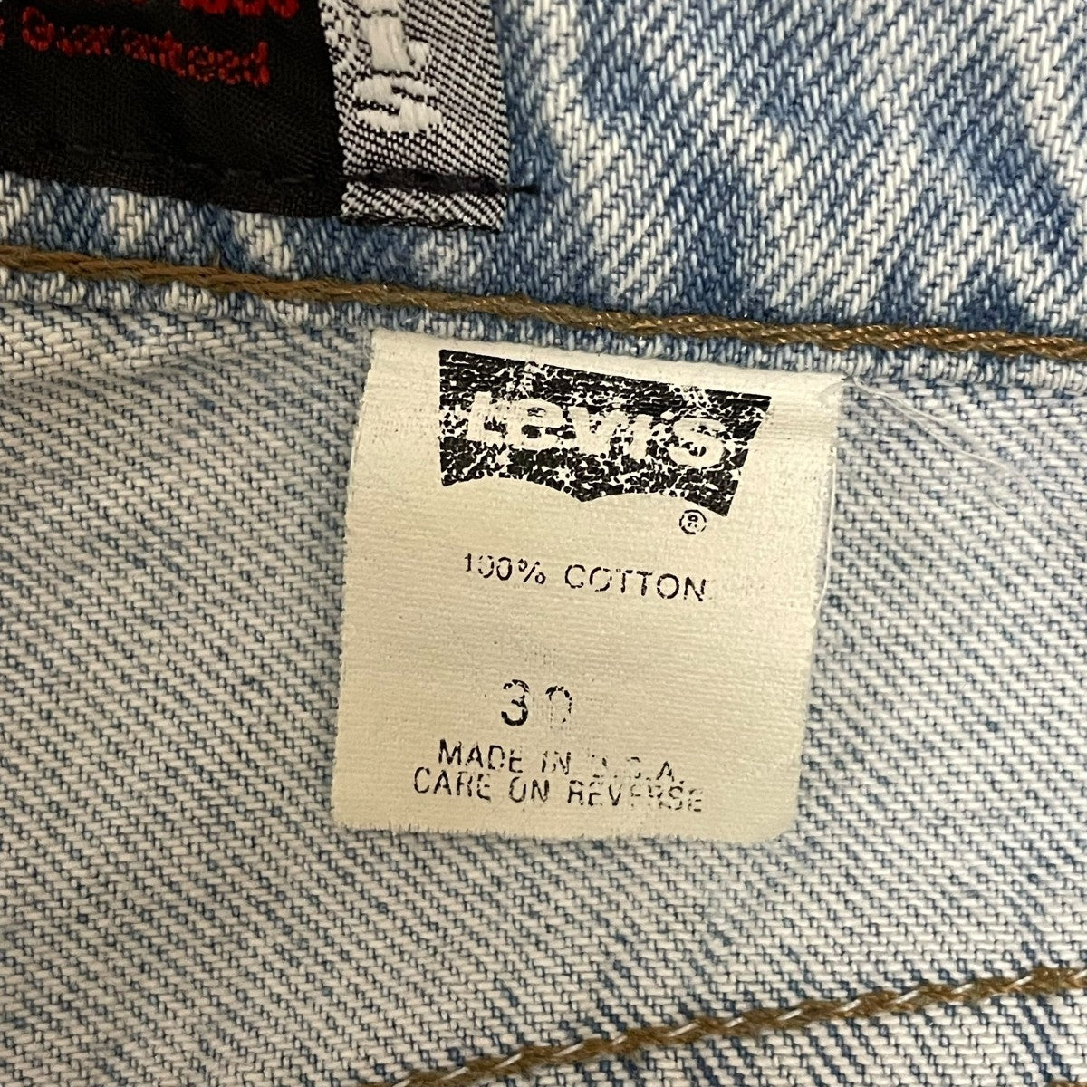 LEVI’S SILVERTAB LOOSEデニムショーツ 古着・中古-6枚目のアイテム画像