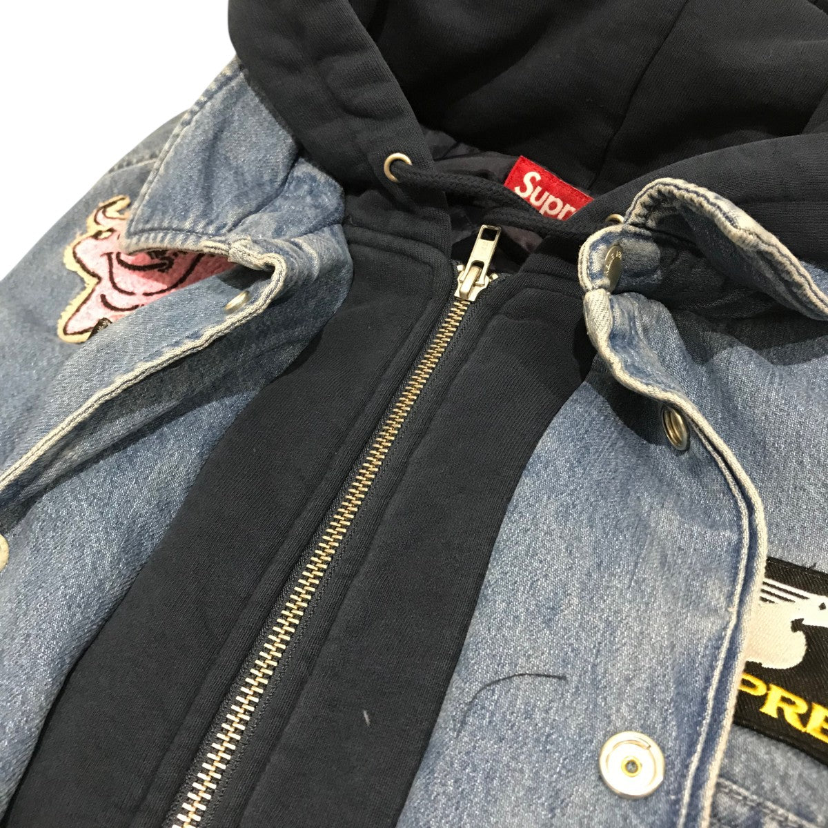 Supreme(シュプリーム) 25SS【Patches Hooded Zip Up Shirt】パッチ