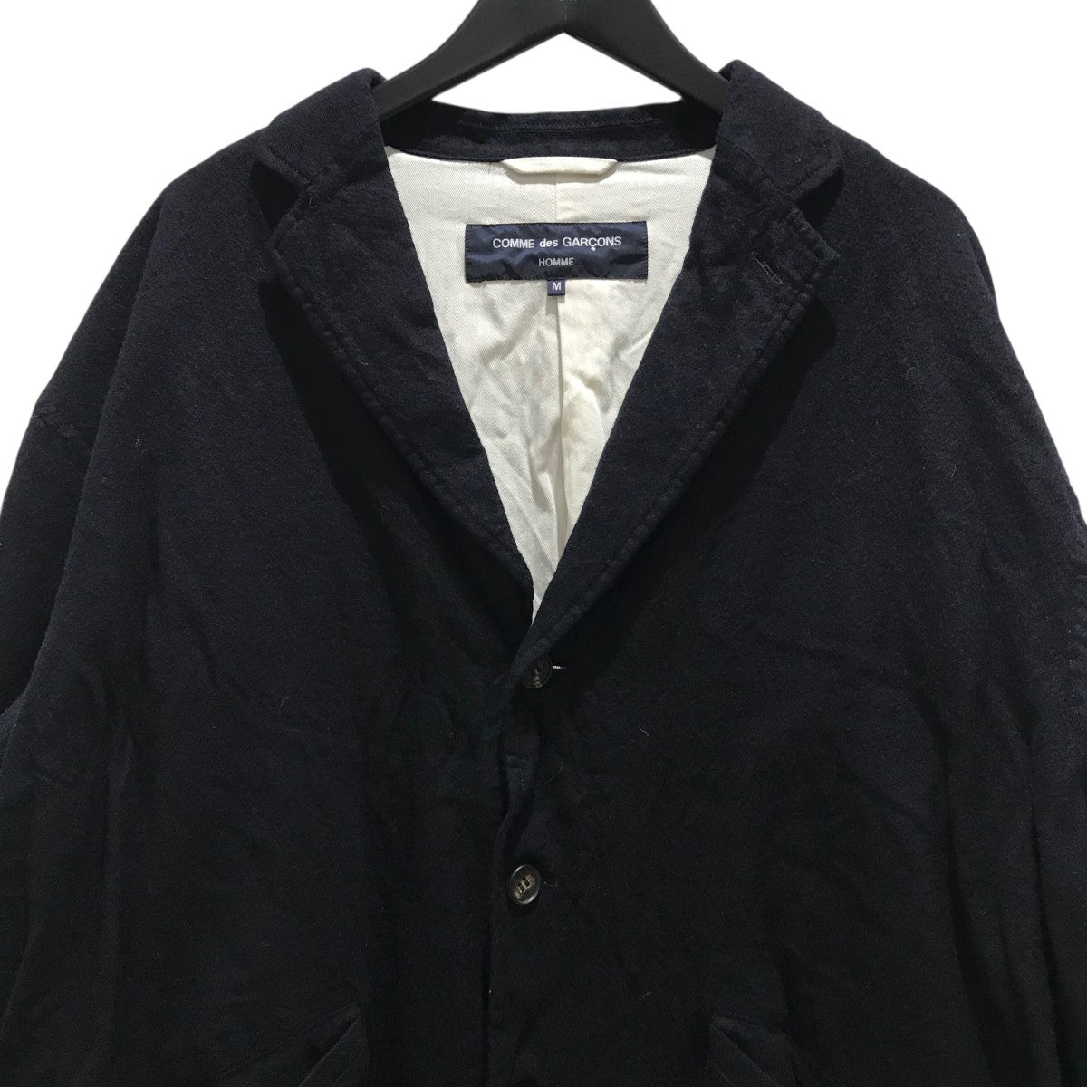 千歳ウールの縮絨 COMME des GARCONS HOMME(コムデギャルソンオム) ウールサージ