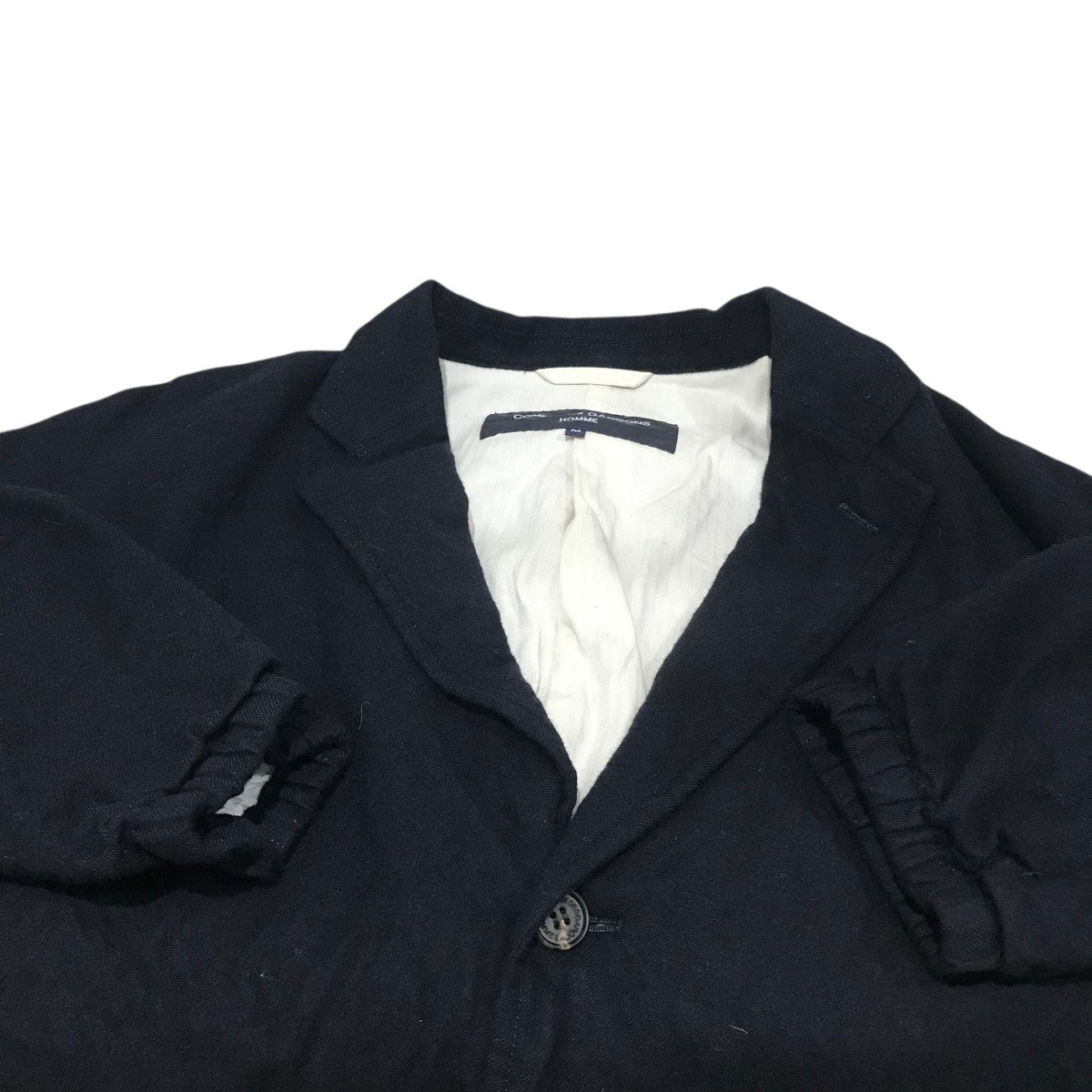 千歳ウールの縮絨 COMME des GARCONS HOMME(コムデギャルソンオム) ウールサージ