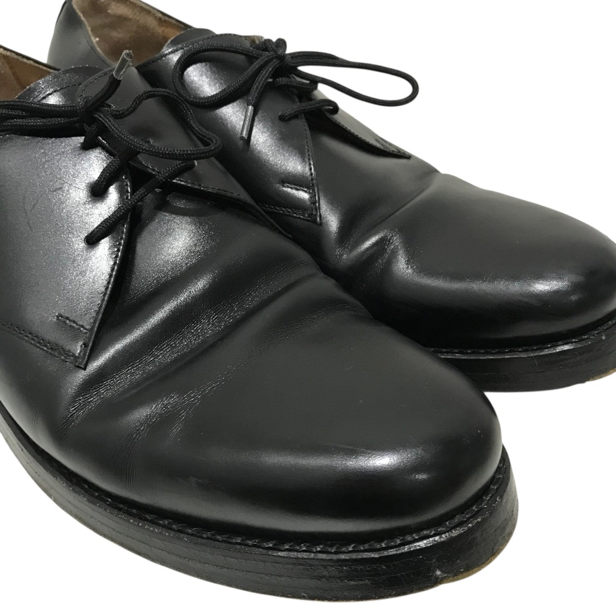 JUNYA WATANABE MAN×HEINRICH DINKELACKER レザーシューズ ブラック