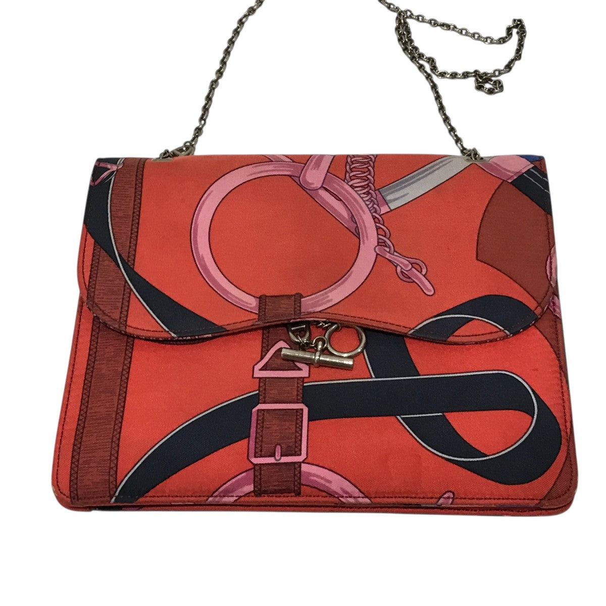 HERMES エプロンドール柄ショルダーバッグ 古着・中古-5枚目のアイテム画像