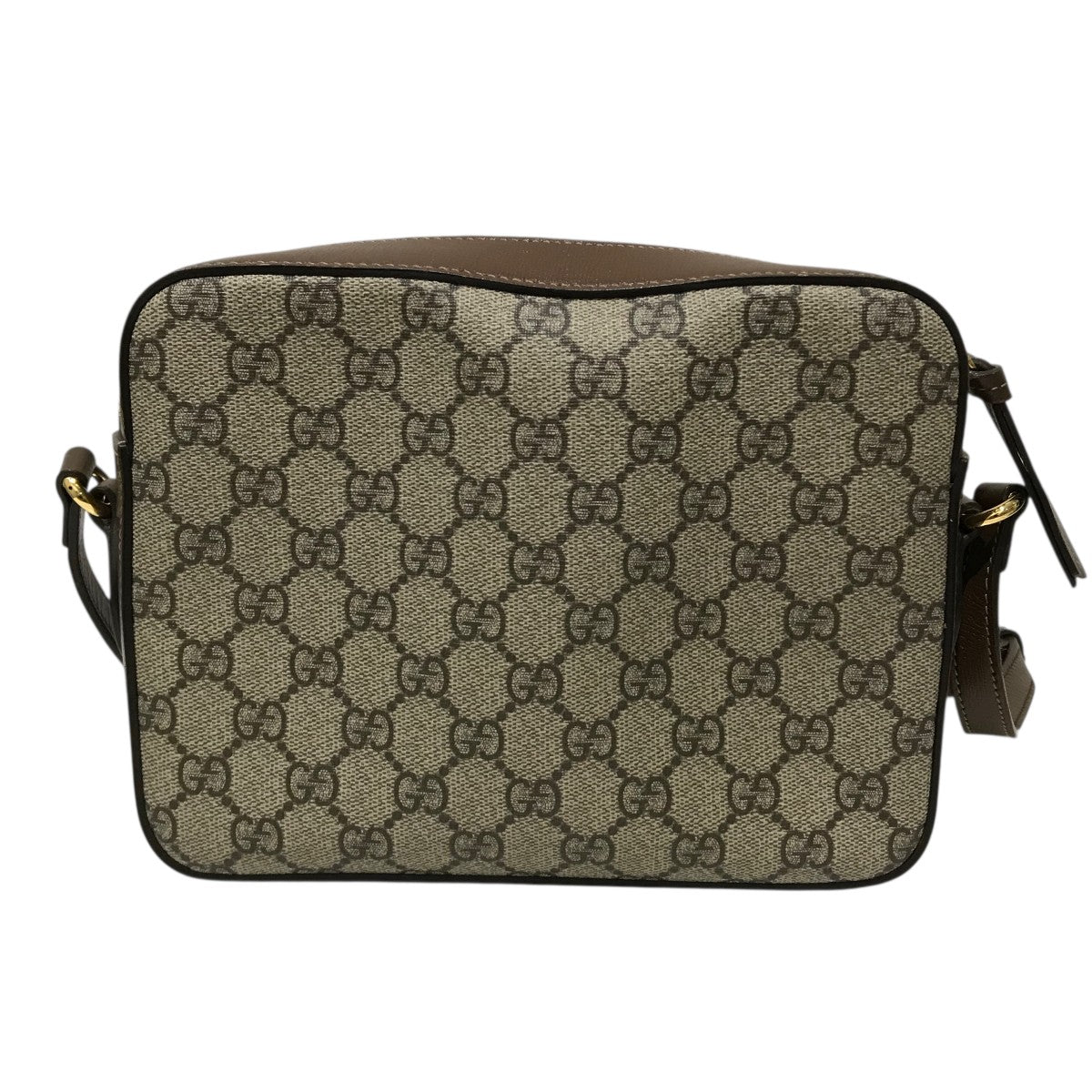 GUCCI(グッチ) GGキャンバスショルダーバッグ645454 645454 - ベージュ