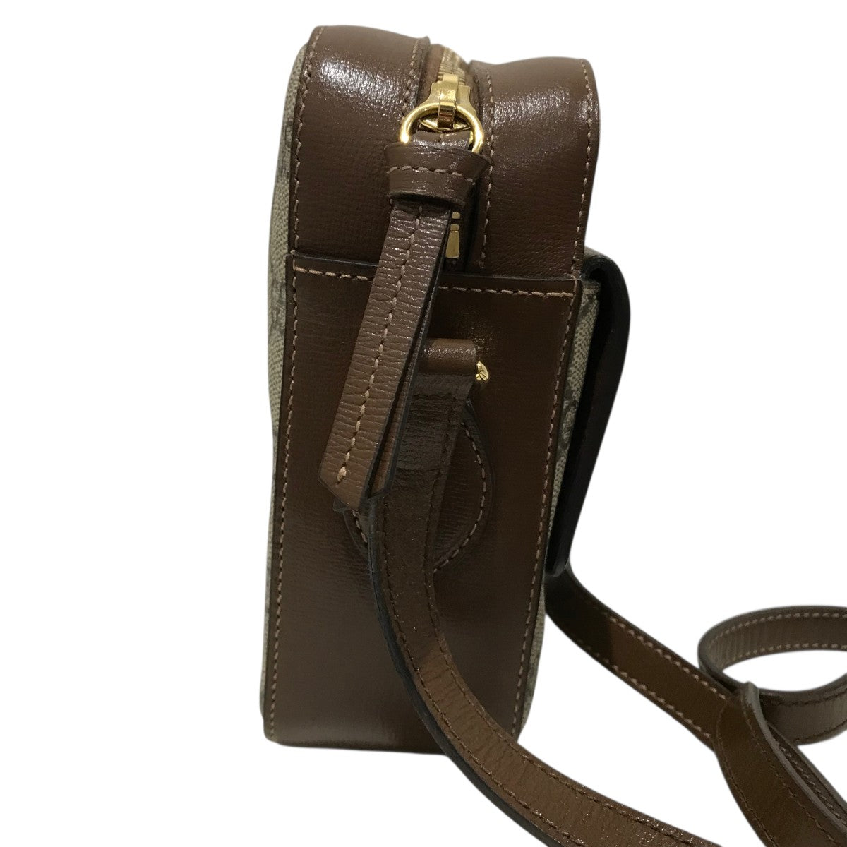 GUCCI(グッチ) GGキャンバスショルダーバッグ645454 645454 - ベージュ