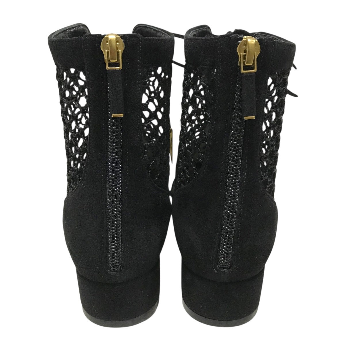 未使用品ディオール Dior BK スウェード 編み上げ　メッシュブーツ 未使用品ディオール Dior BK スウェード 編み上げ メッシュブーツ 未