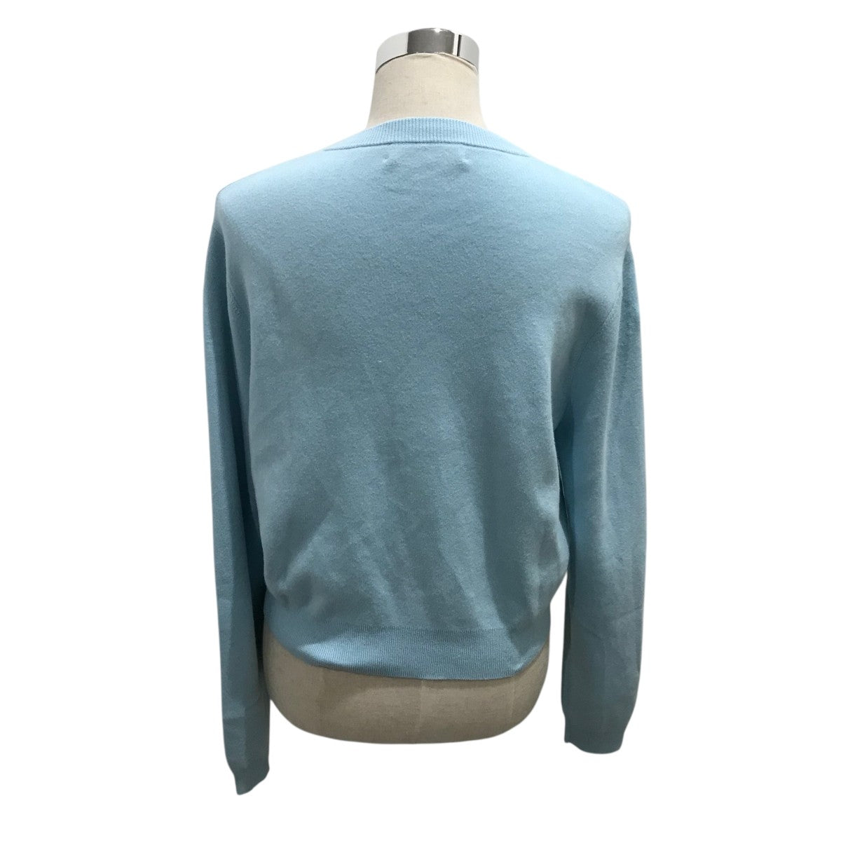 CABAN　カーディガン　M　ブルー　59-02-34-02004 CABaN(キャバン) コットンカシミヤ クルーネックカーディガン39