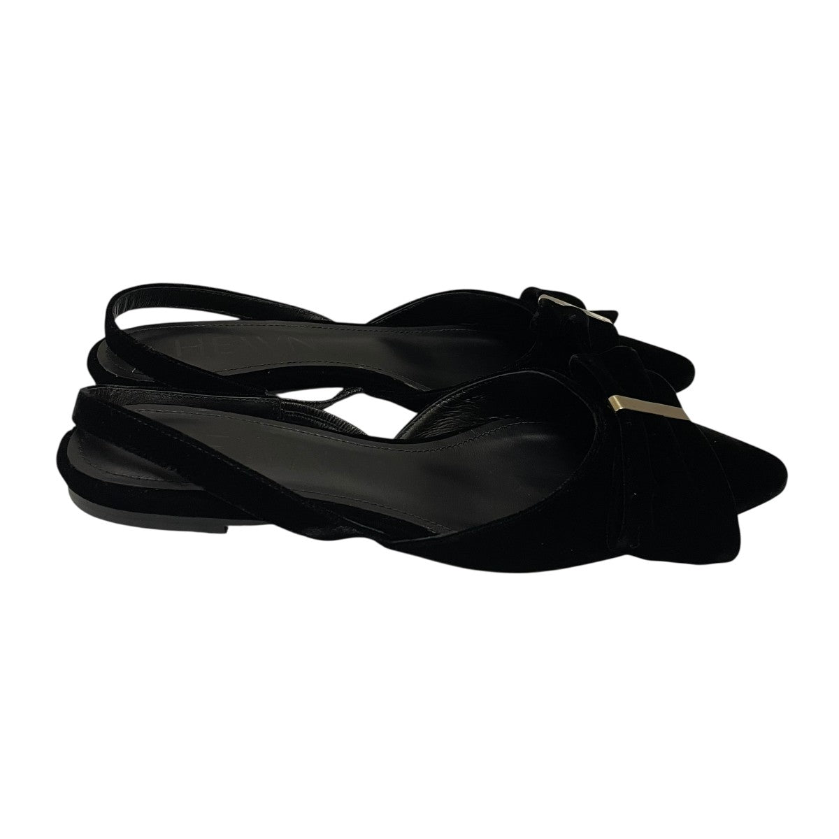 HEWN(ヒューン) Pointed bow s-backポインテッドパンプス