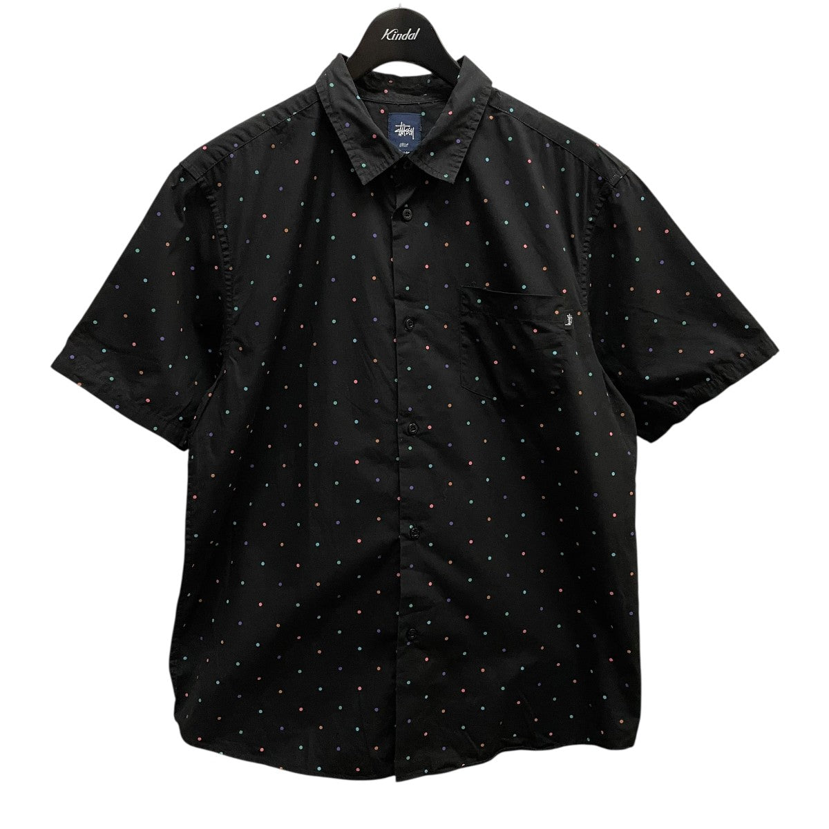 stussy ドット半袖シャツ 古着・中古-1枚目のアイテム画像