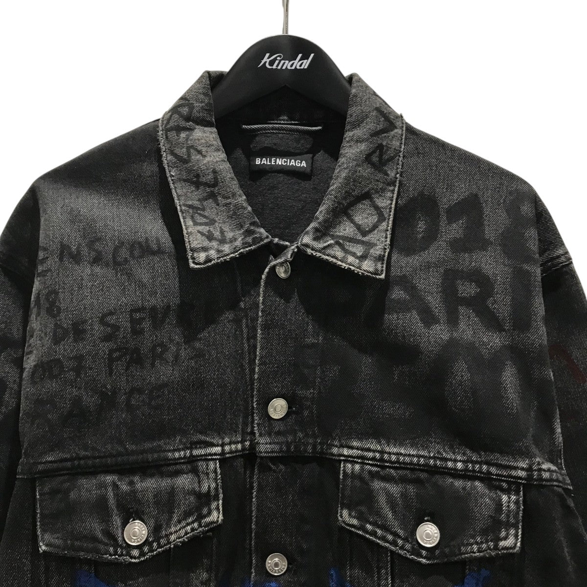 BALENCIAGA(バレンシアガ) コットングラフィティ デニムジャケット