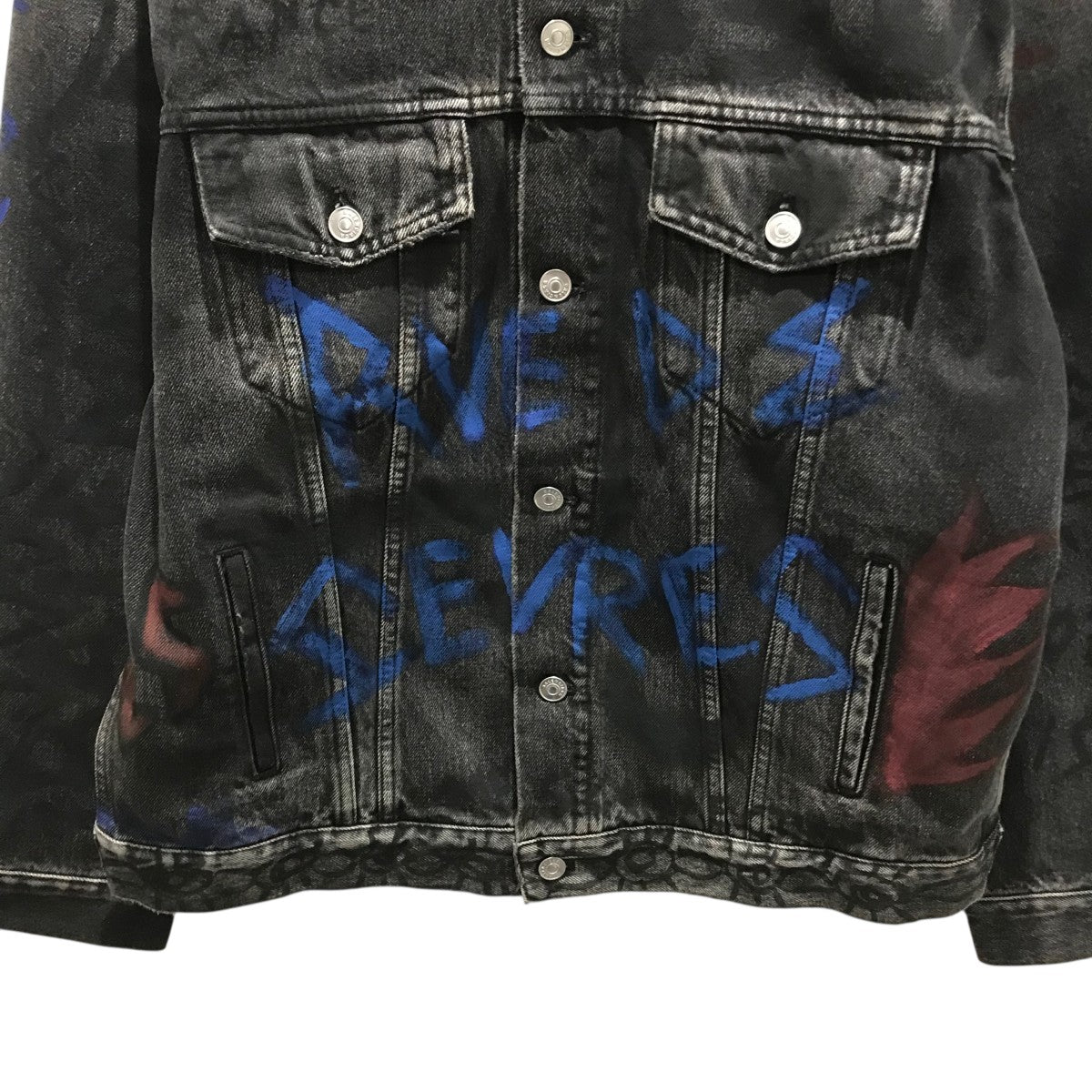 BALENCIAGA(バレンシアガ) コットングラフィティ デニムジャケット