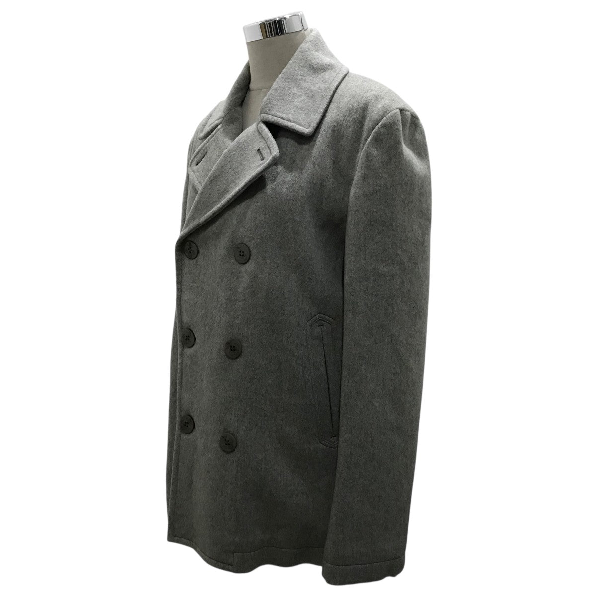 ALEXANDER McQUEEN(アレキサンダーマックイーン) カシミヤ混Pコート