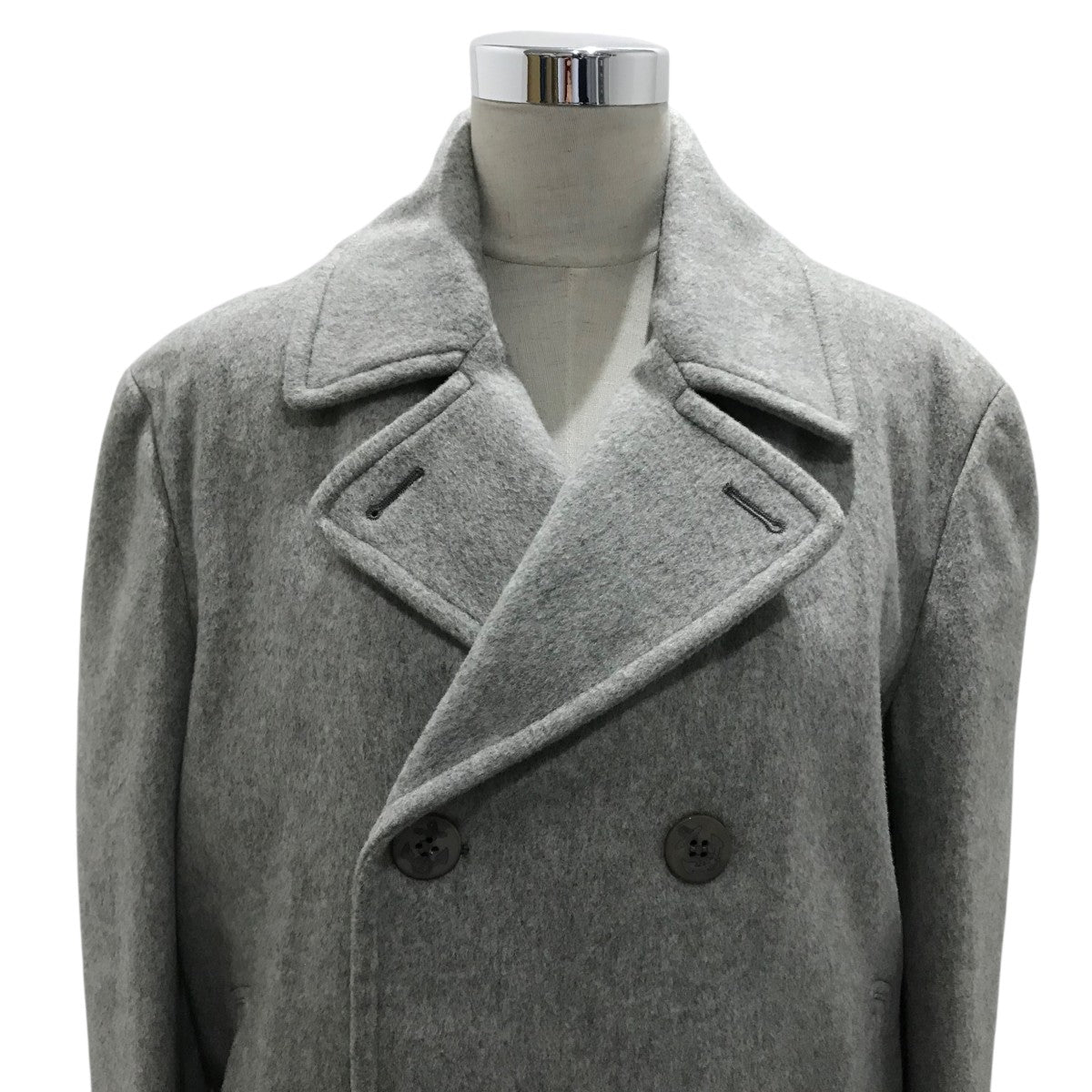 【アレキサンダー・マックイーン】 カシミヤ混チェスターコート　44(S〜M) ALEXANDER McQUEEN買取】アレキサンダーマックイーン チェスターコート