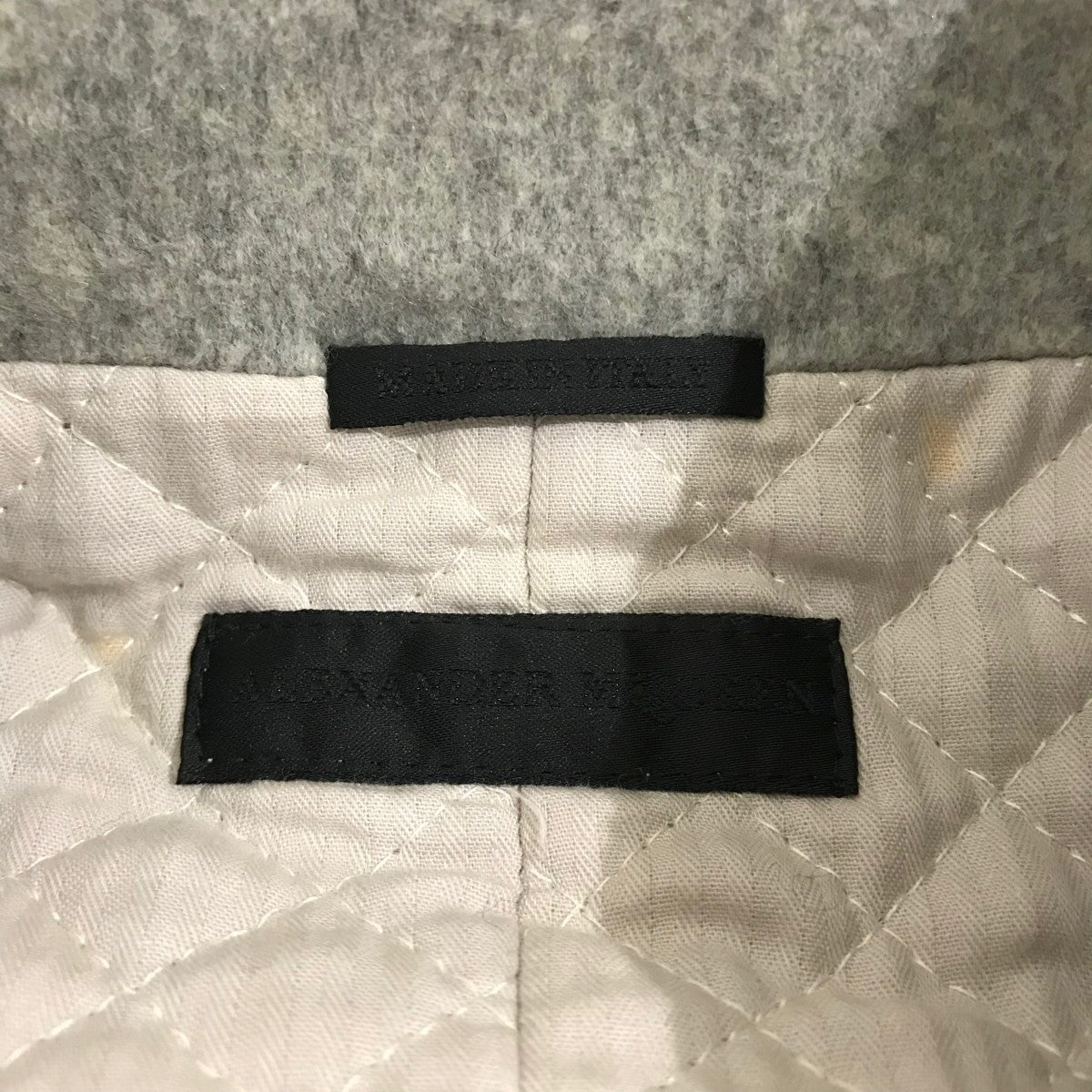 ALEXANDER McQUEEN(アレキサンダーマックイーン) カシミヤ混Pコート