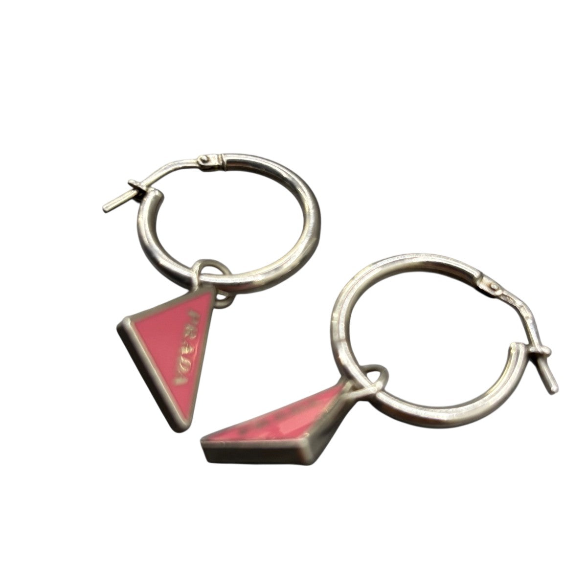 PRADA(プラダ) ダブル リング ロゴ キーホルダー｜【公式