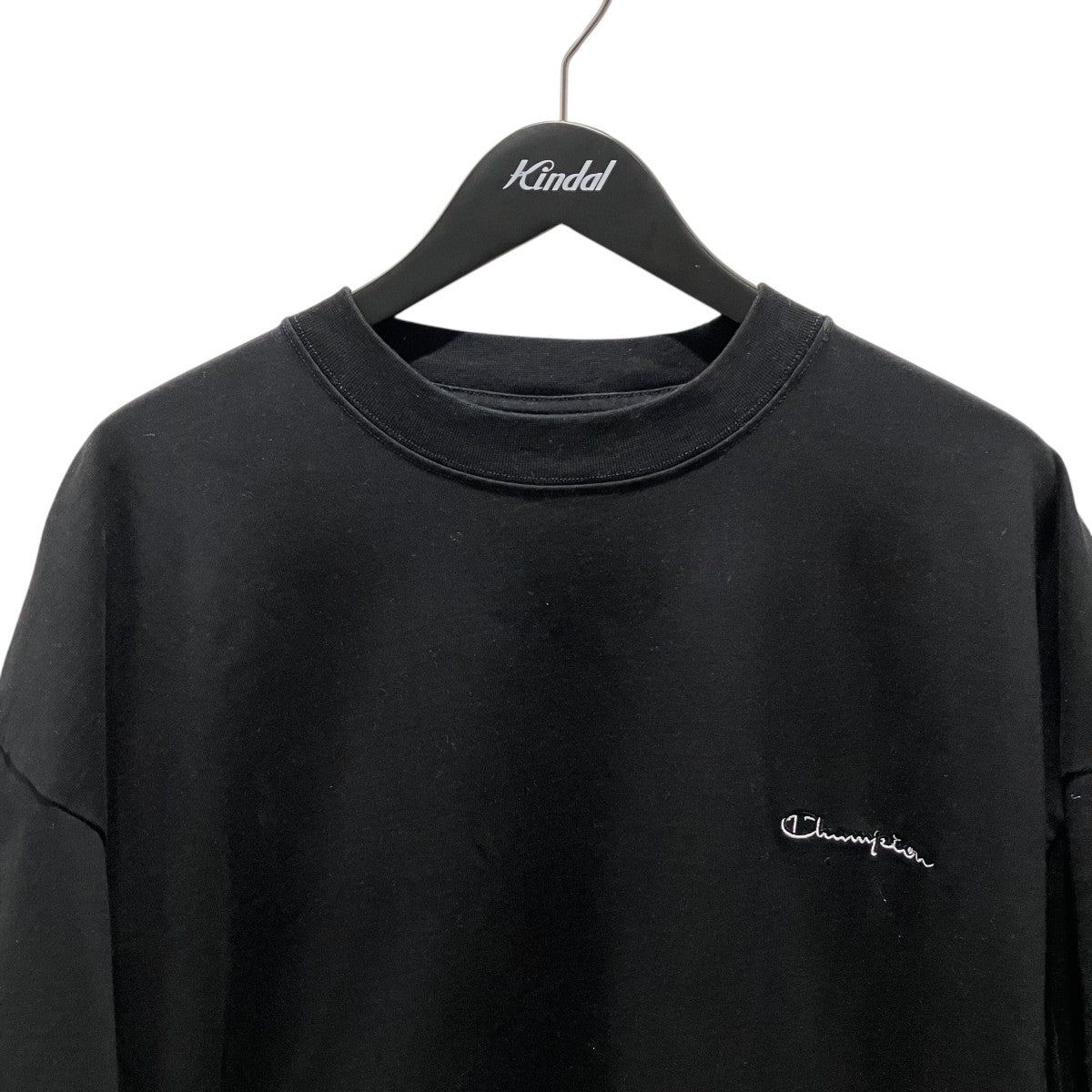 Champion×SOPH．×N．HOOLYWOOD 刺繍TシャツC8-U301 C8-U301 ブラック