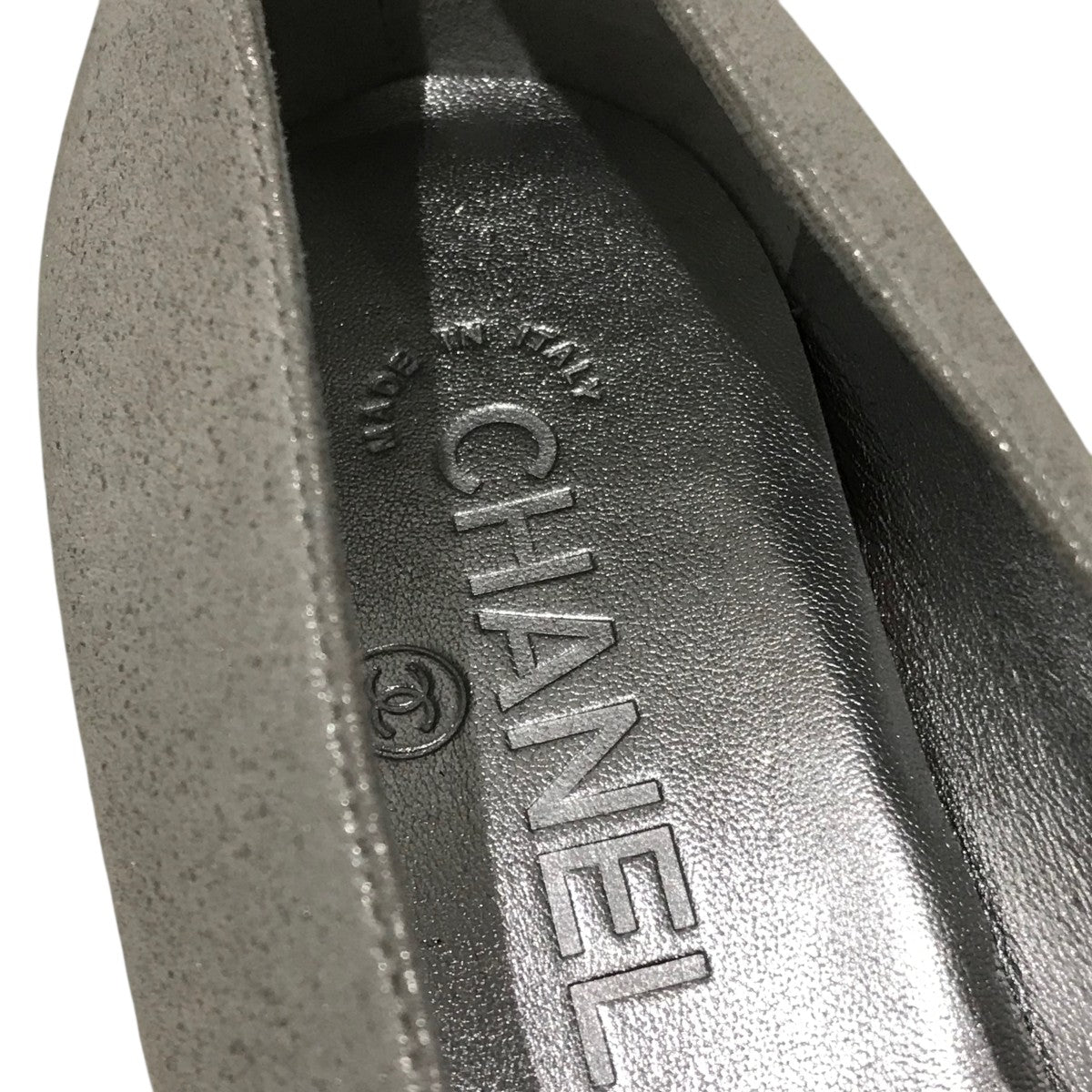 CHANELシャネル Sale！パンプス CHANEL(シャネル) ヒールパンプス グレー×ブラック サイズ 37 2