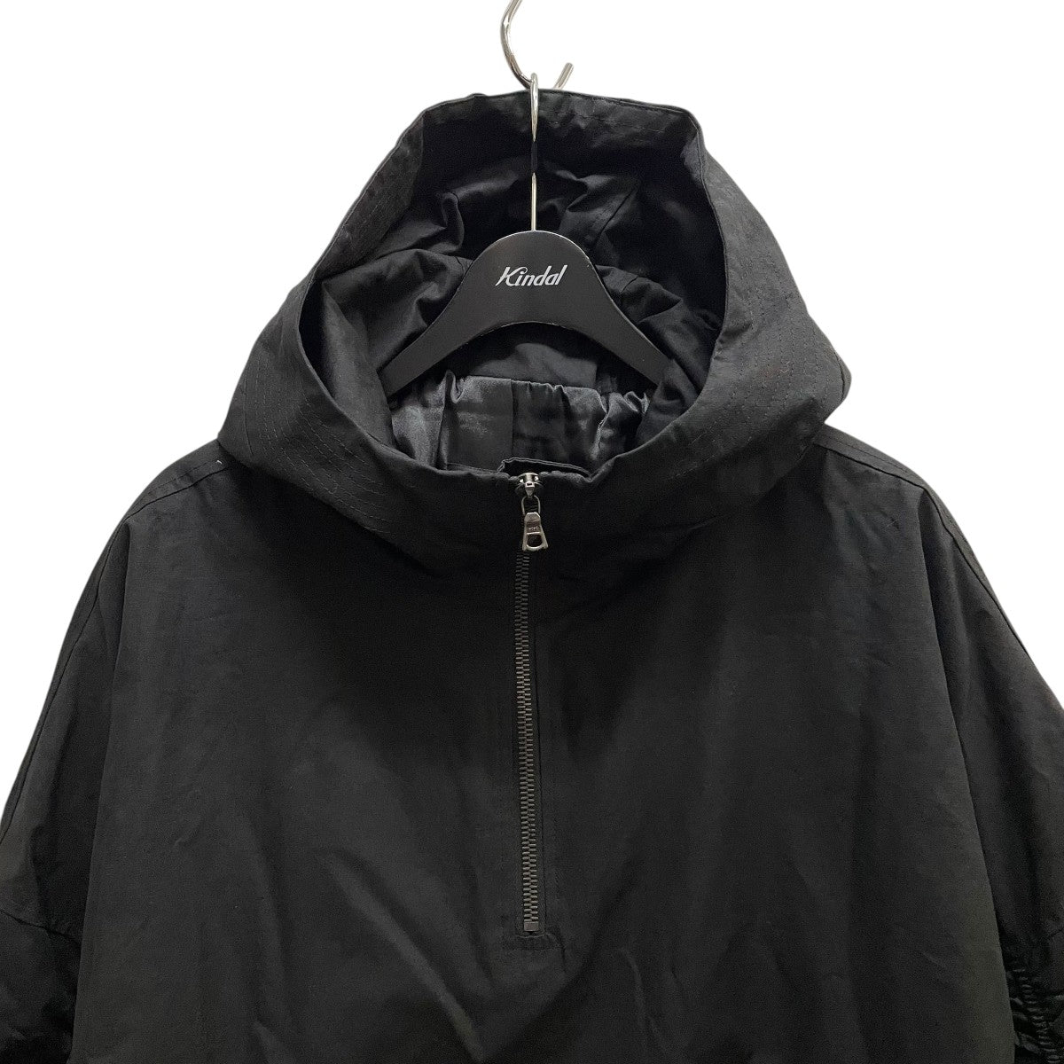 ASKYURSELF(アスクユアセルフ) ハーフジップパーカー ブラック サイズ