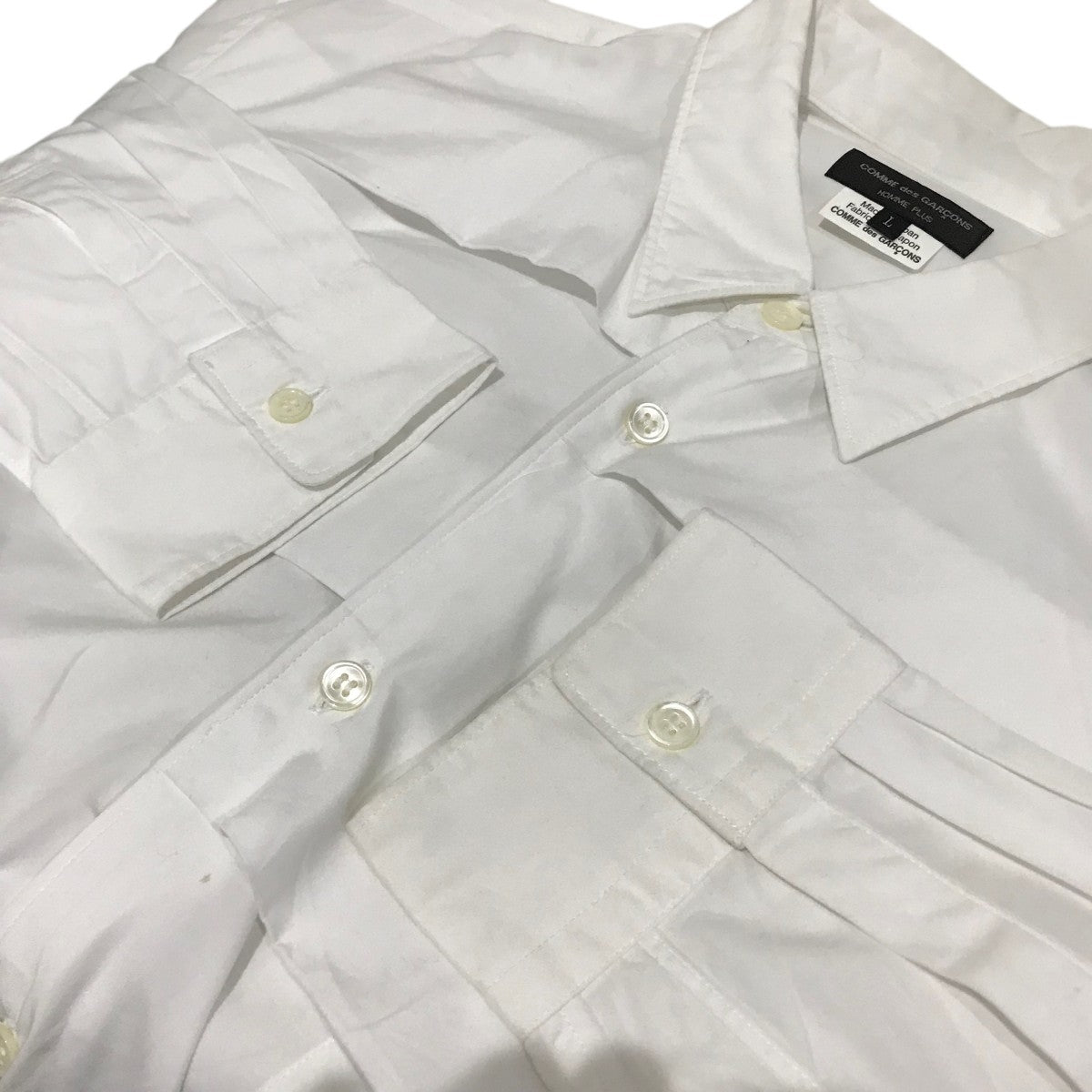 COMME des GARÇONS homme plus フロントタックシャツ COMME des GARCONS HOMME PLUS コム デ ギャルソン オム