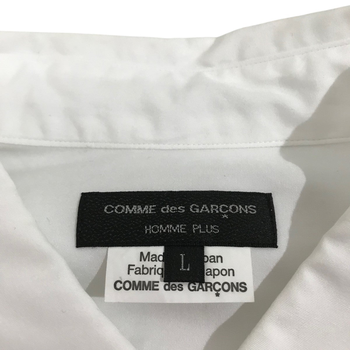 COMME des GARÇONS homme plus フロントタックシャツ COMME des GARÇONS homme plus フロントタックシャツ COMME des