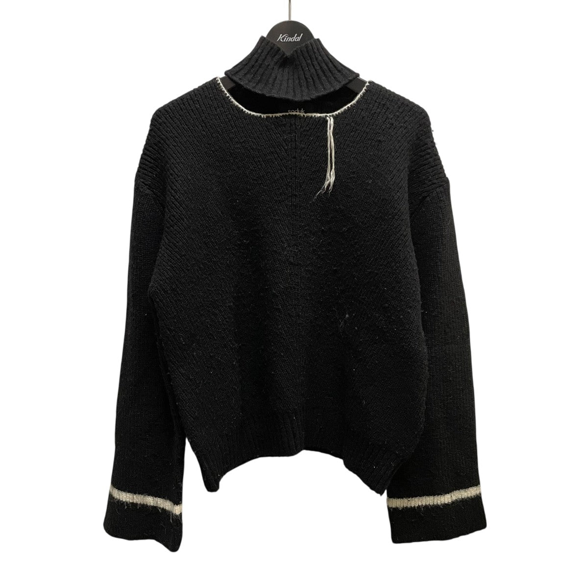 2neck line sweaterラインニット0419030505