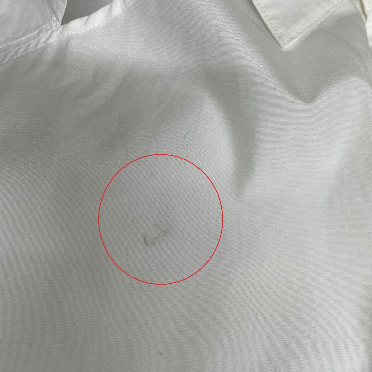 sulvam Slash stand collar shirtsシャツSQ-B01-001 古着・中古-5枚目のアイテム画像