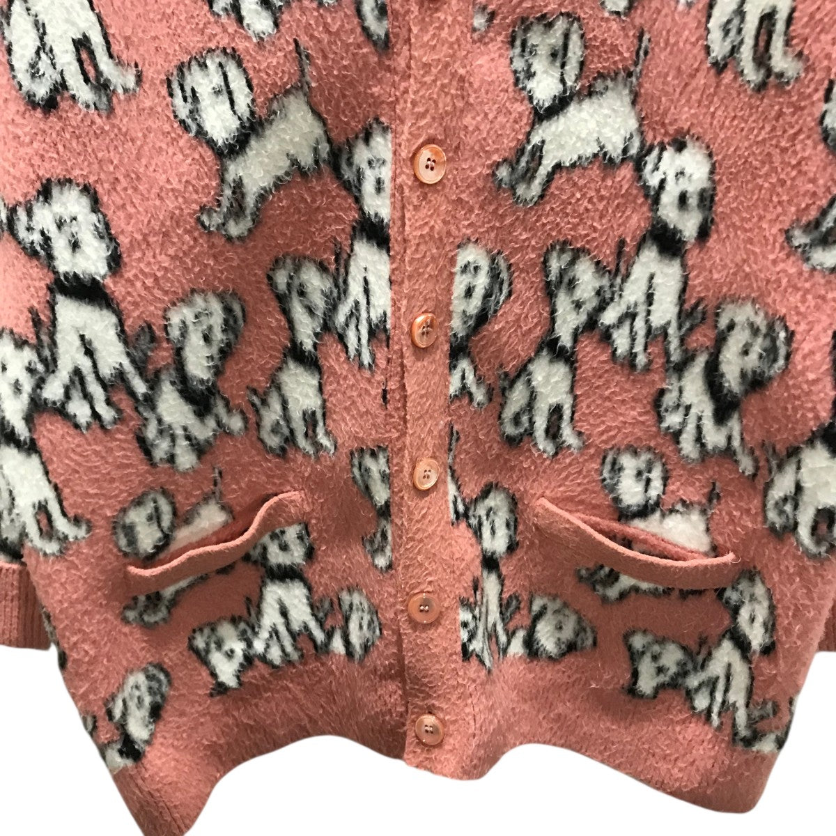 CELINE セリーヌ ニット カーディガン 2A94W531Q S ピンク CELINE(セリーヌ) カーディガン2A94W531Q 2A94W531Q ピンク サイズ M