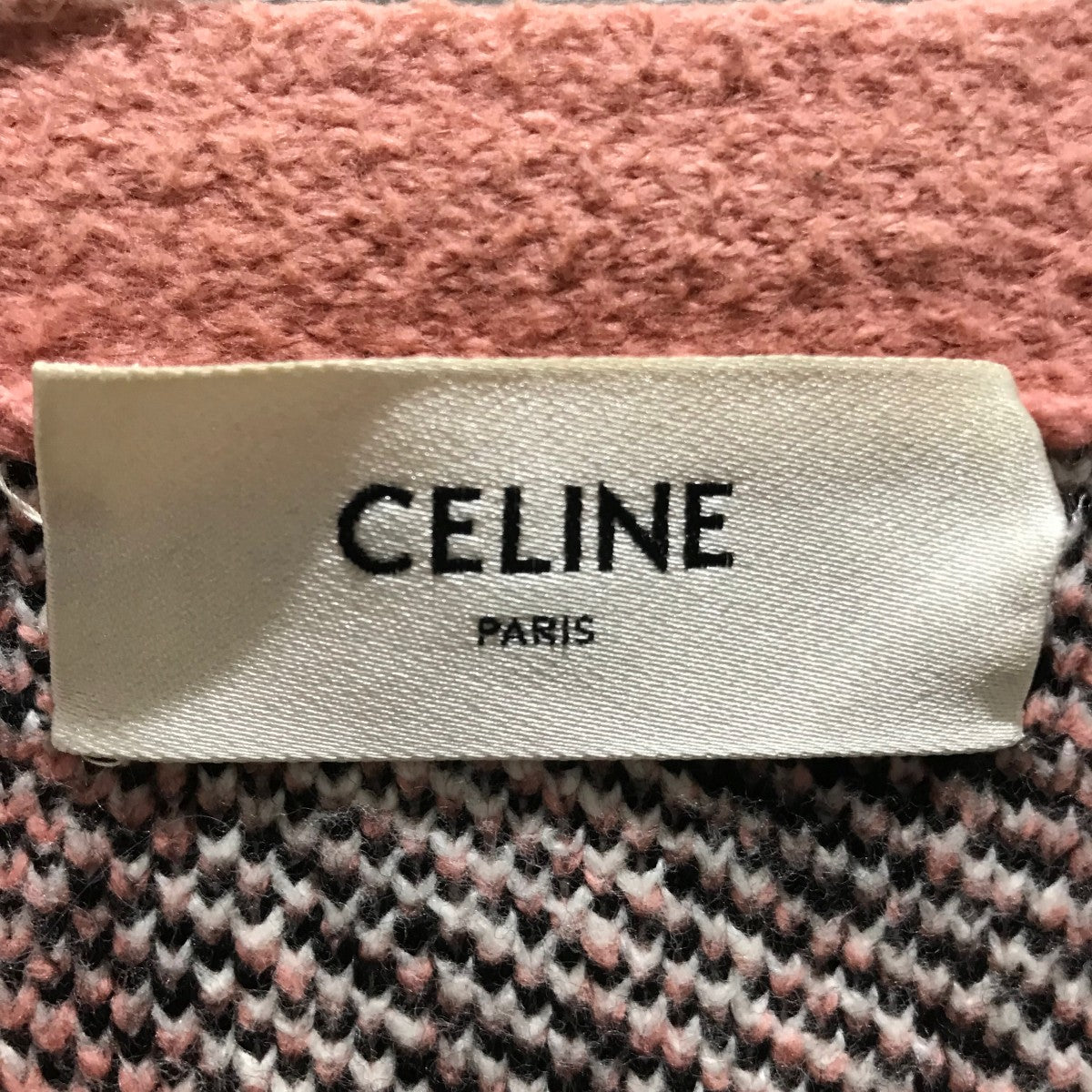 CELINE セリーヌ ニット カーディガン 2A94W531Q S ピンク CELINE(セリーヌ) カーディガン2A94W531Q 2A94W531Q ピンク サイズ M