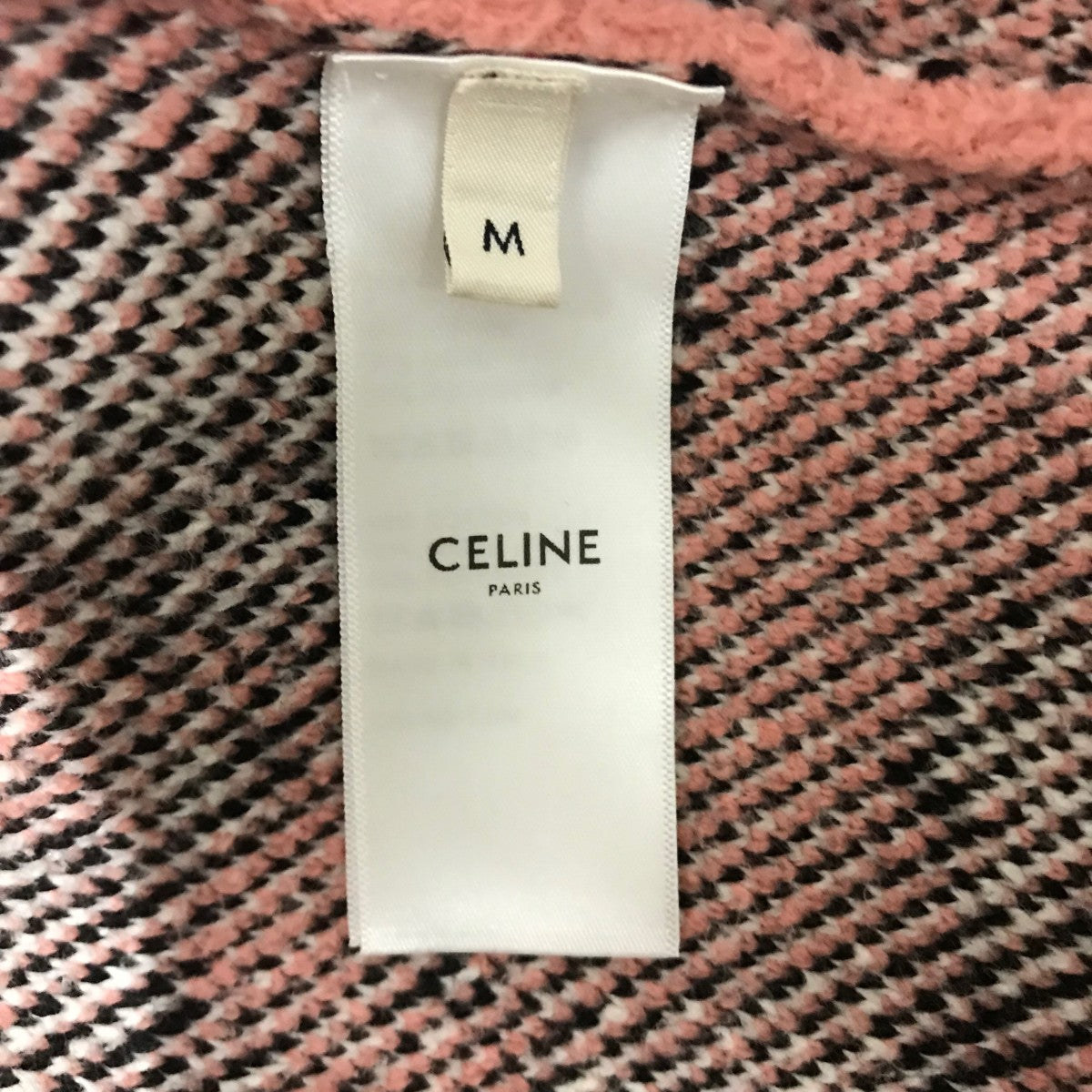 CELINE セリーヌ ニット カーディガン 2A94W531Q S ピンク 楽天市場】【中古】CELINE22SS 総柄ニットカーディガン 2A94W531Q