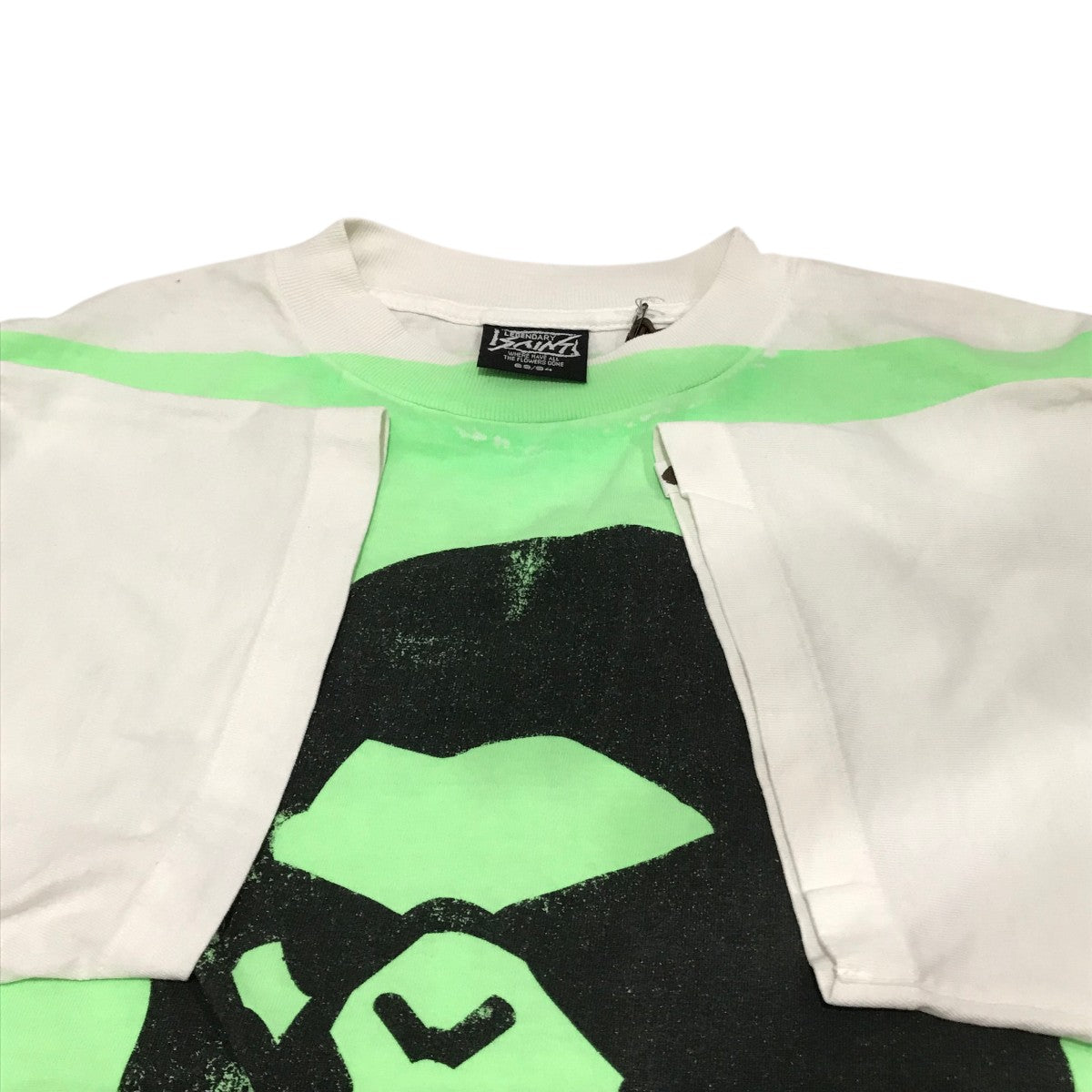SAINT MICHAEL×A BATHING APE プリントTシャツSM-HR1-0000-C34 古着・中古-5枚目のアイテム画像