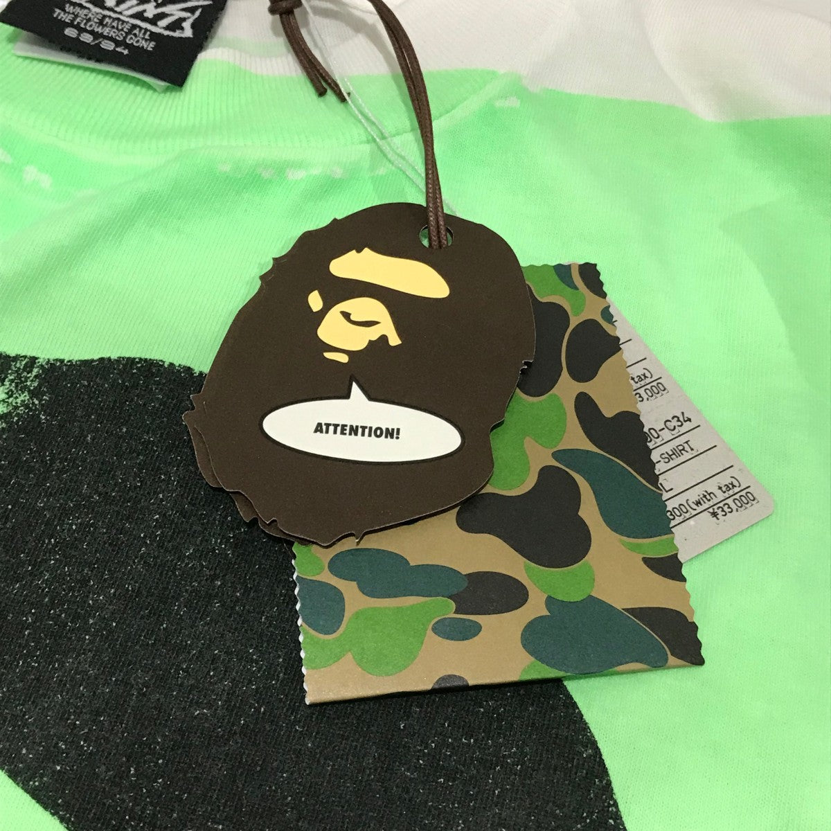 SAINT MICHAEL×A BATHING APE プリントTシャツSM-HR1-0000-C34 古着・中古-9枚目のアイテム画像