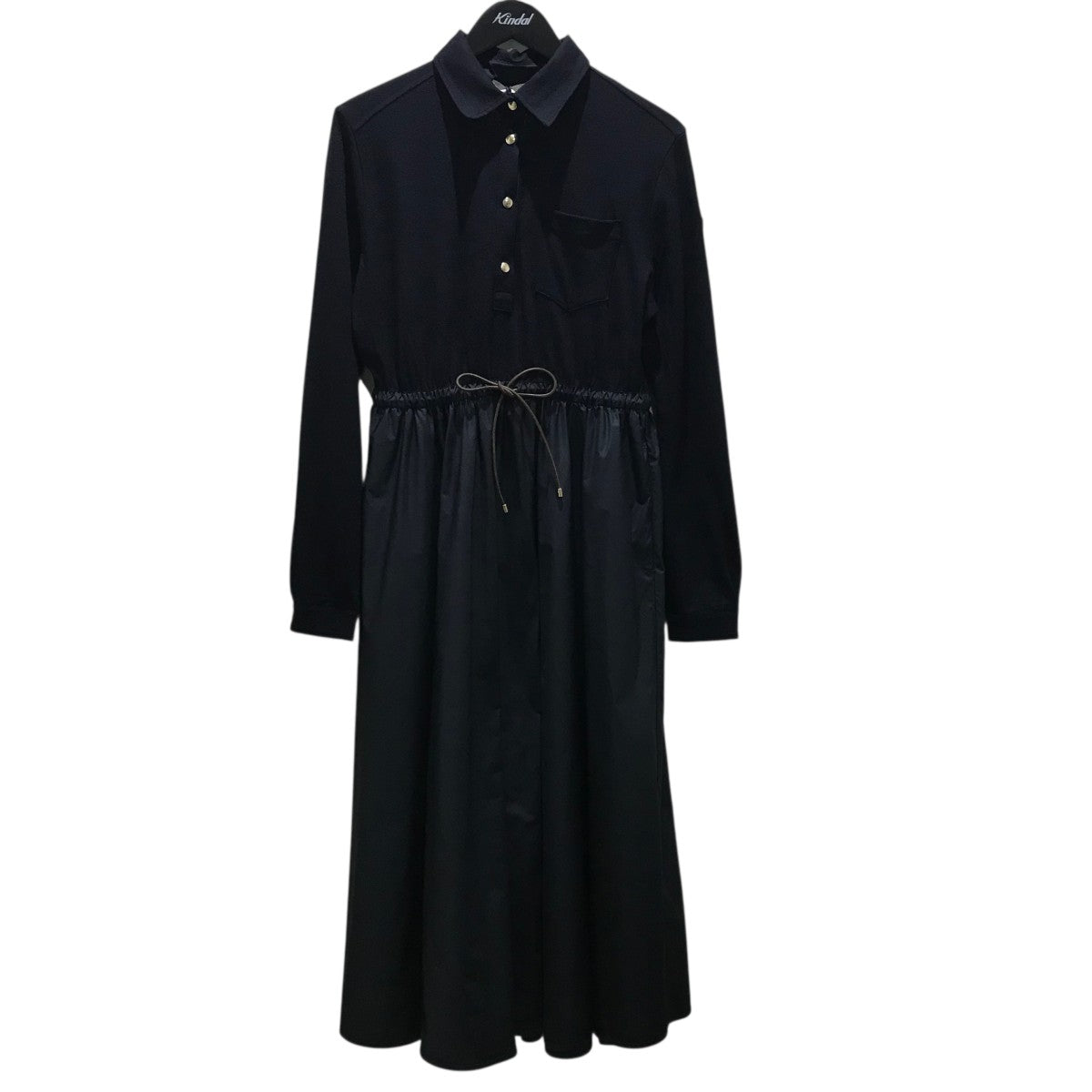 カ*モ様 【カモ　】MONCLERワンピース 美品 モンクレール ワンピース レディース S シルク 羊毛 蝶 鳥