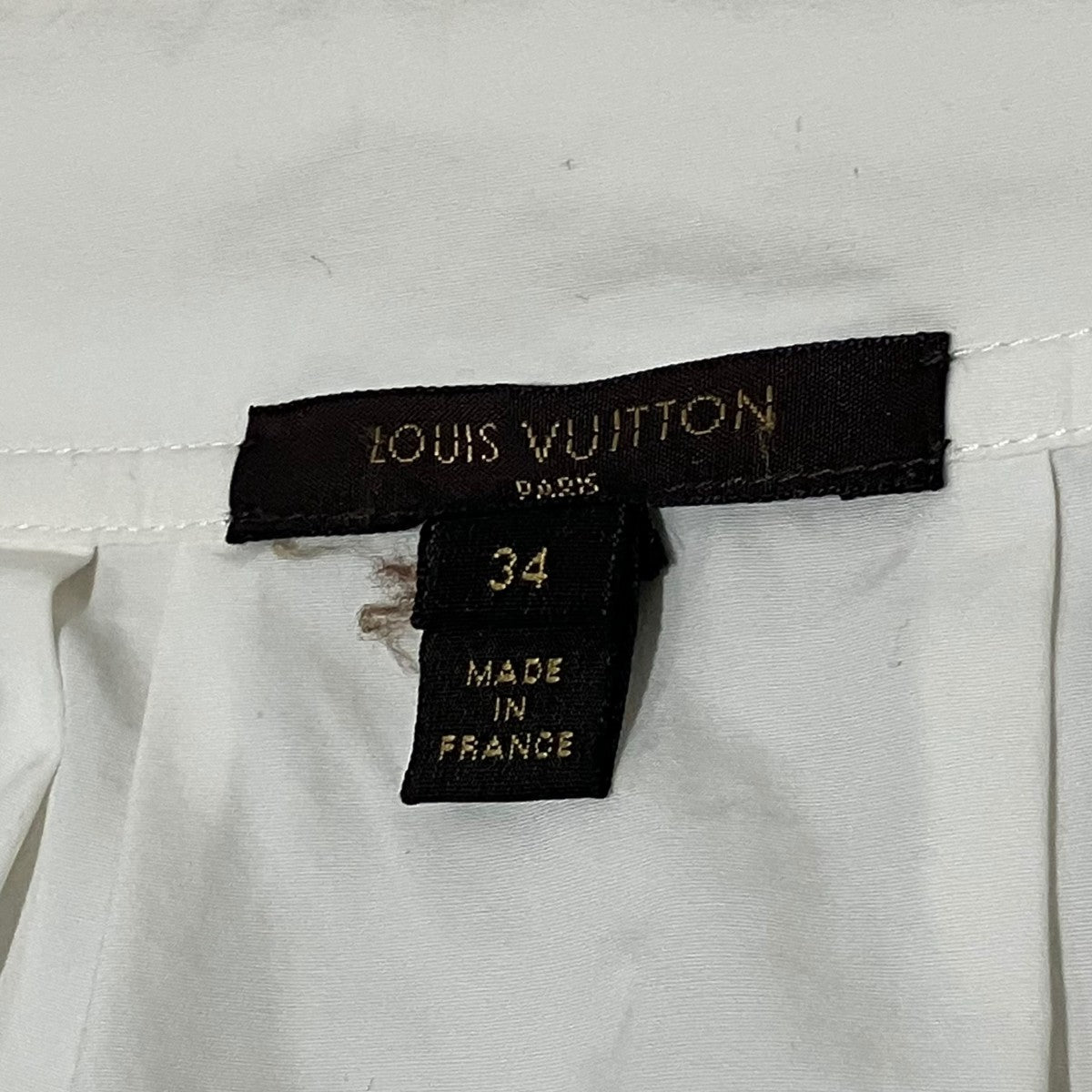 LOUIS VUITTON 【シャツドローイングワンピース】コットンワンピースRW0813WMDR37CE 古着・中古-9枚目のアイテム画像