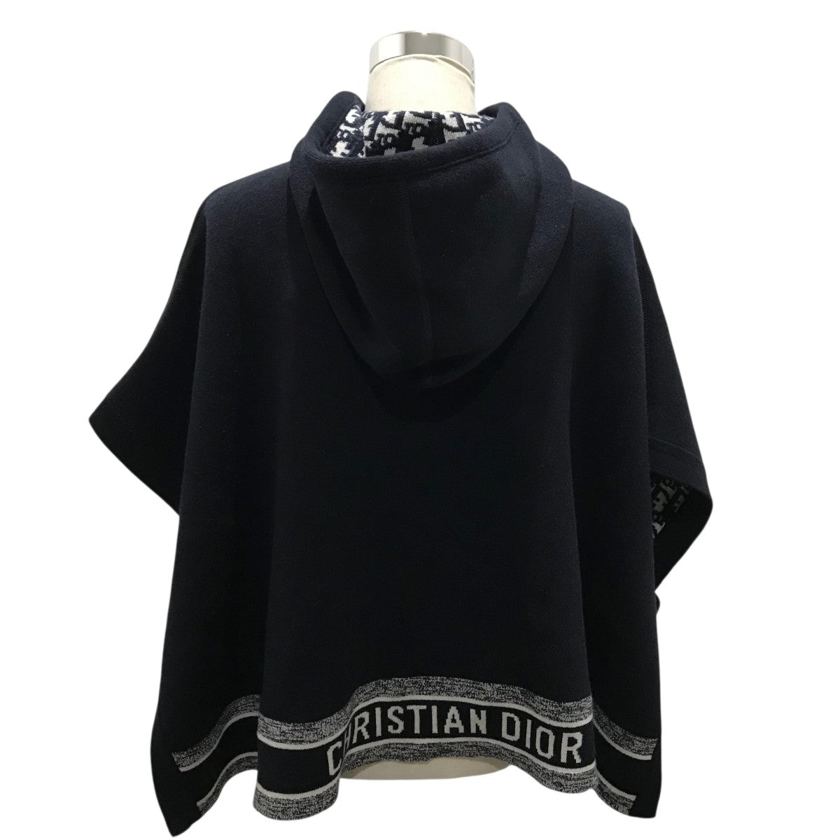 Christian Dior(クリスチャンディオール) オブリークカシミヤポンチョ