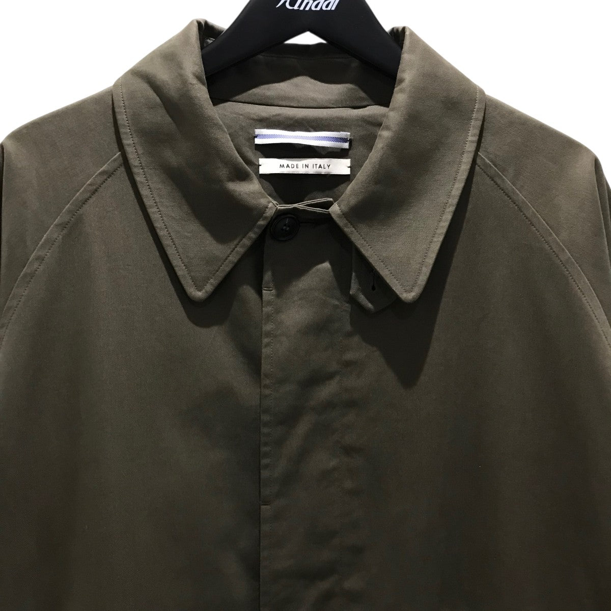 cristaseya クリスタセヤ ステンカラーコート M Cristaseya(クリスタセヤ) ステンカラーコート オリーブ サイズ S