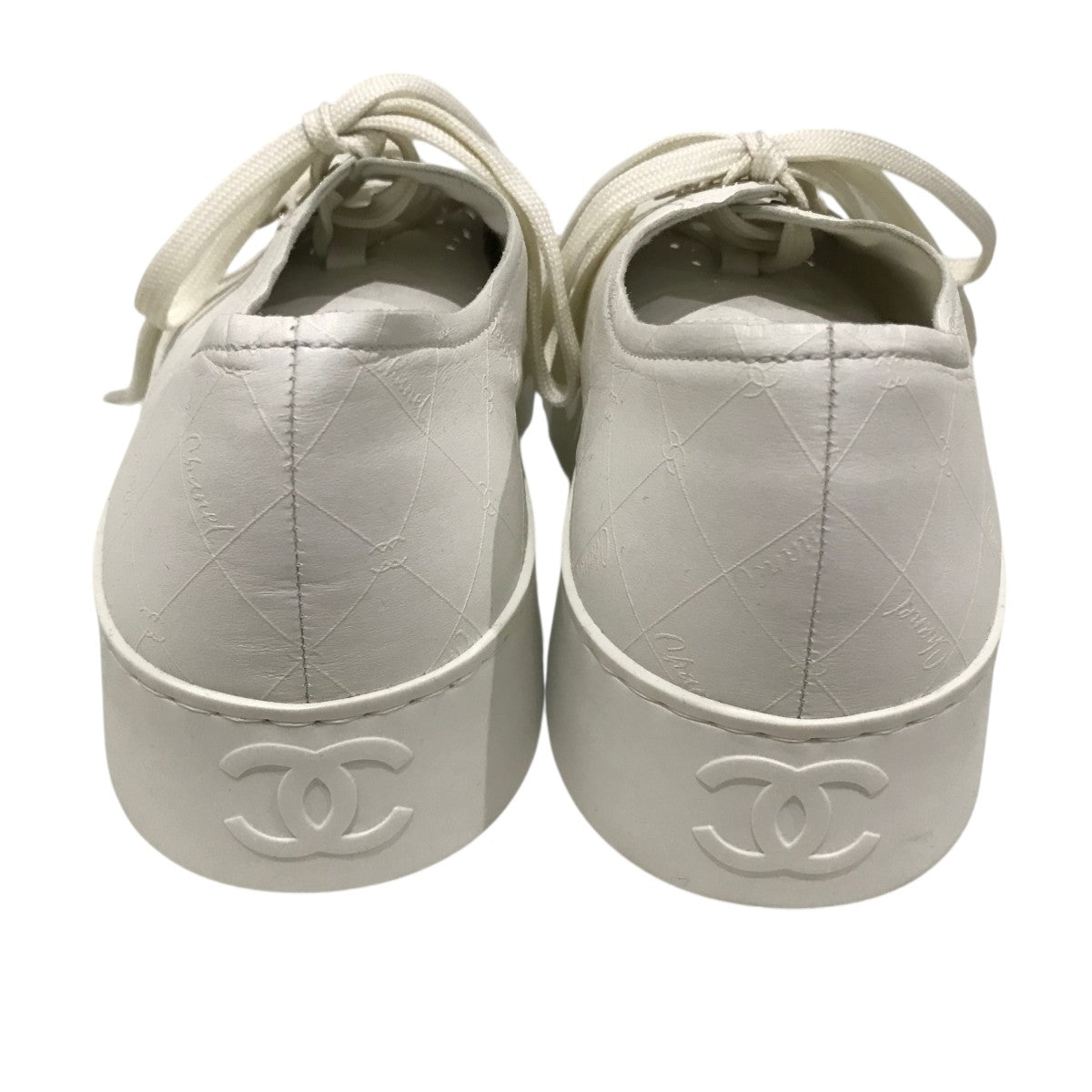 CHANEL(シャネル) 25SSCCロゴスニーカーG46368 G46368 ホワイト