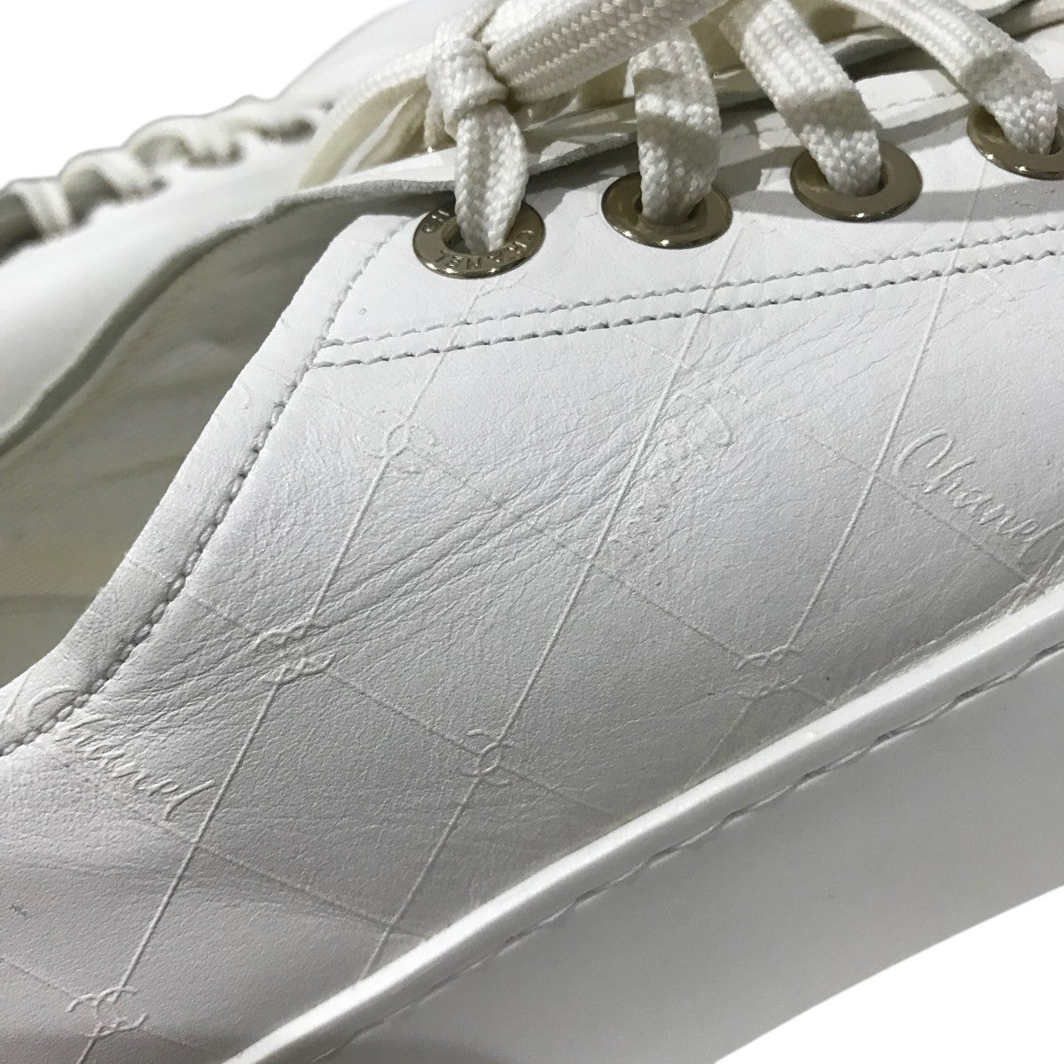 CHANEL(シャネル) 25SSCCロゴスニーカーG46368 G46368 ホワイト