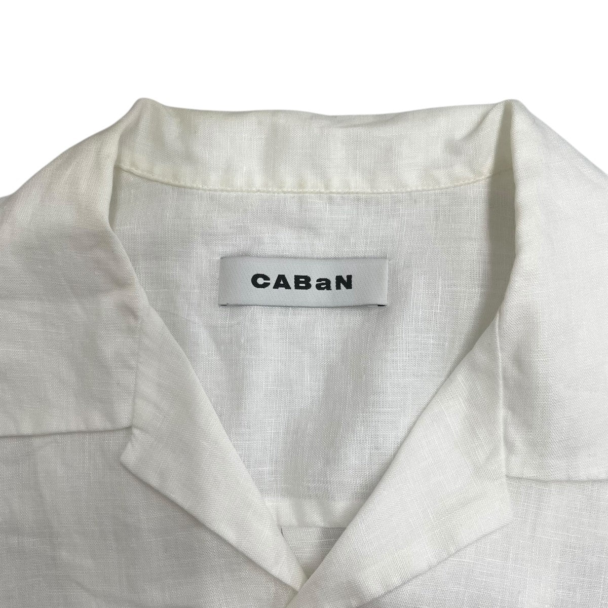 CABaN(キャバン) オープンカラーシャツ 50-05-51-05002 ホワイト