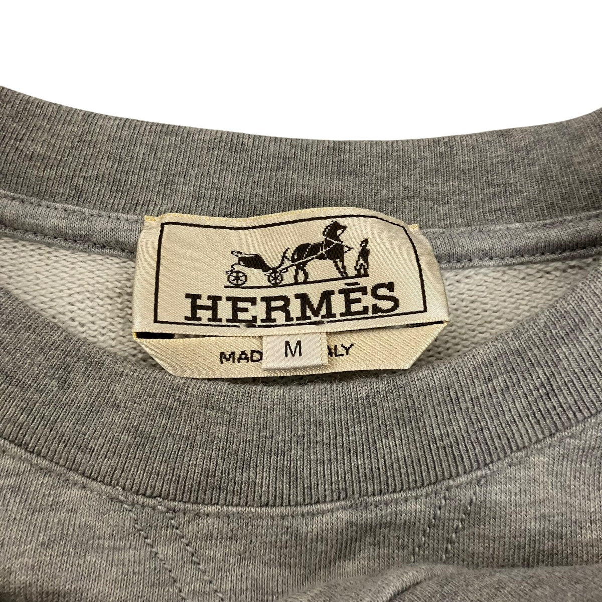 HERMES 25SS胸刺繍スウェットH557830HA 【ｸﾙｰﾄﾞｾﾙ ｾﾘｴ】 古着・中古-6枚目のアイテム画像