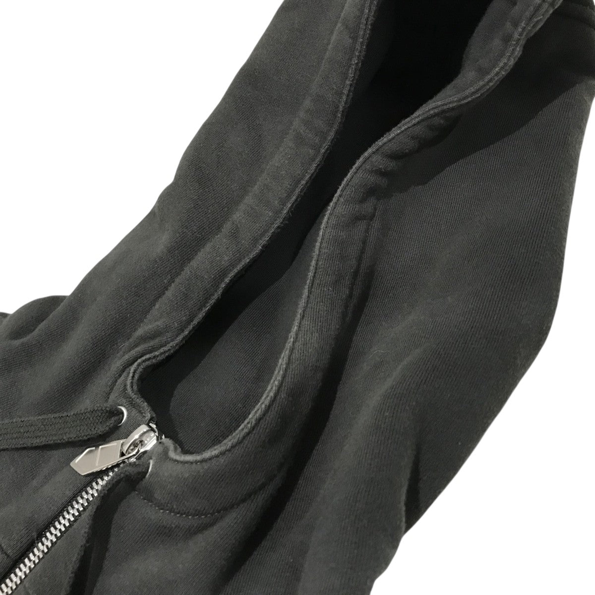 HERMES(エルメス) ハーフジップパーカー カーキ×ブラック サイズ