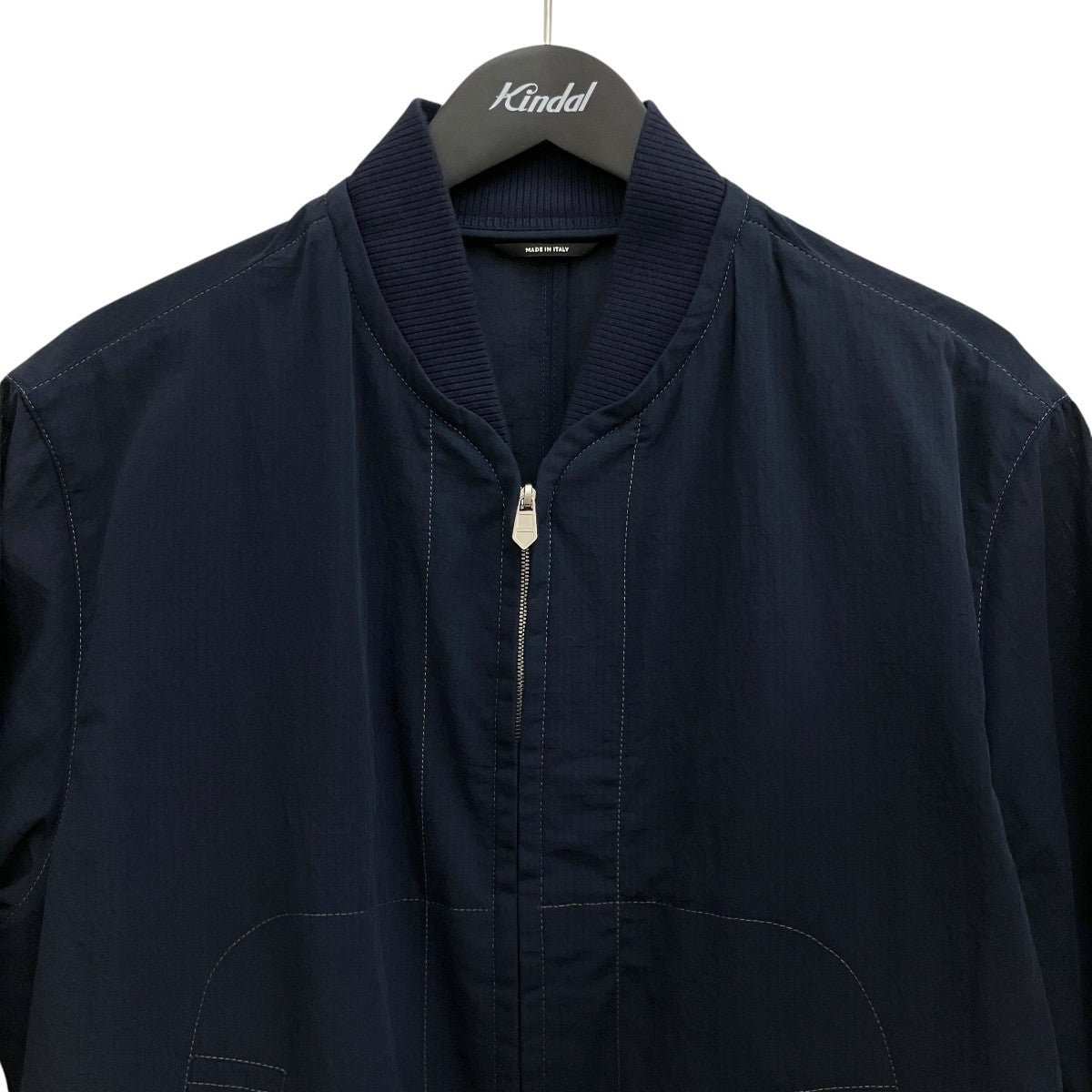 HERMES ZIPUP半袖ブルゾン 古着・中古-3枚目のアイテム画像