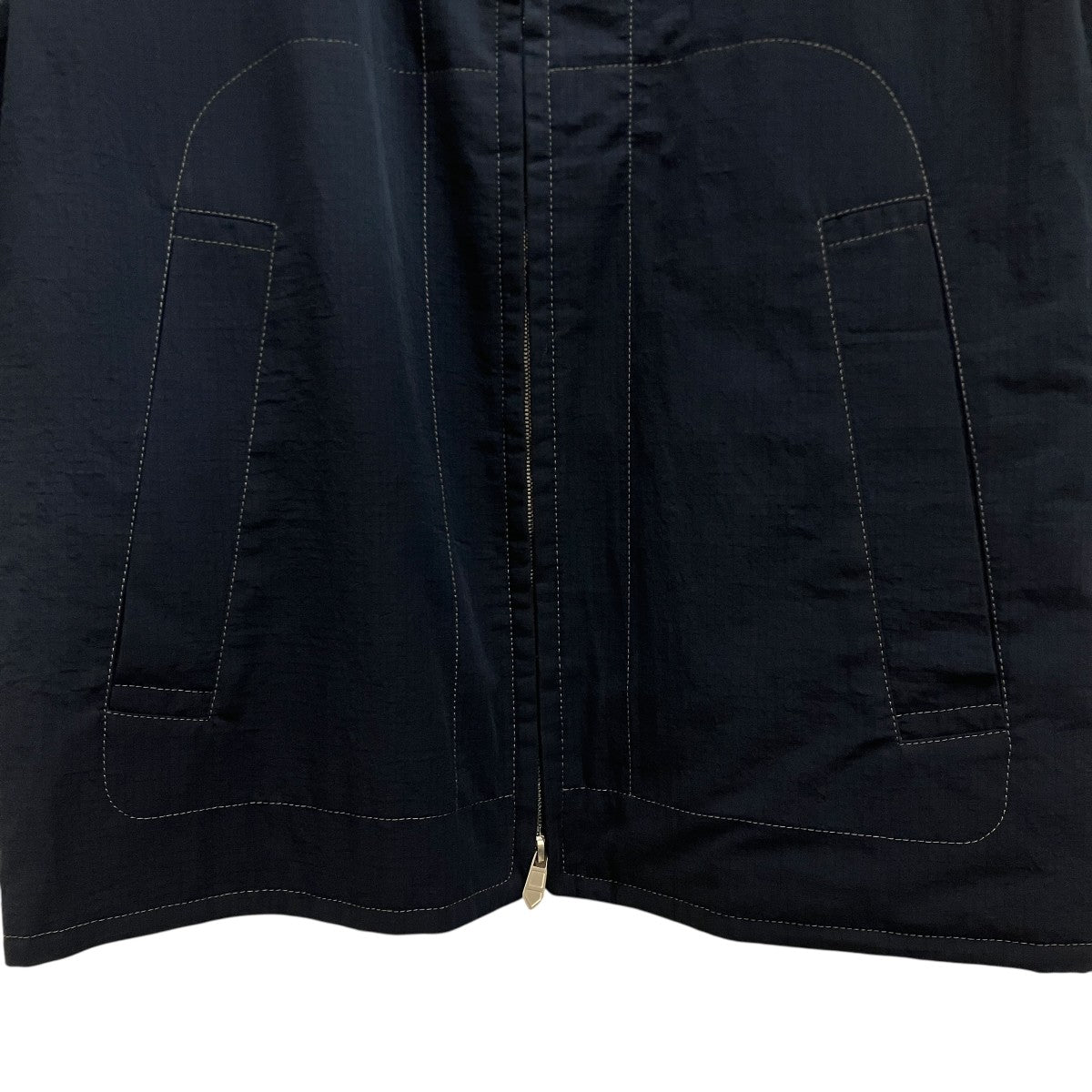 HERMES ZIPUP半袖ブルゾン 古着・中古-4枚目のアイテム画像