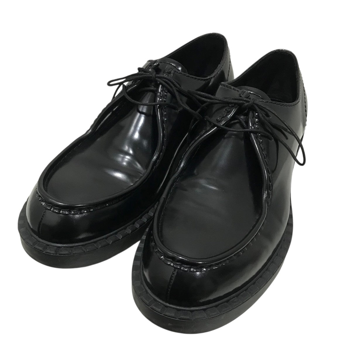 PRADA(プラダ) ブラッシュドレザー レースアップ シューズ2EE346