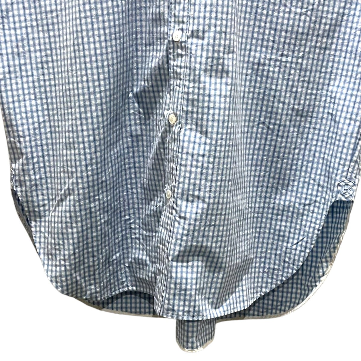 BLAMINK 【コットンギンガムチェックノースリーブシャツ】ノースリーブチェックシャツ7911-230-0166 古着・中古-4枚目のアイテム画像