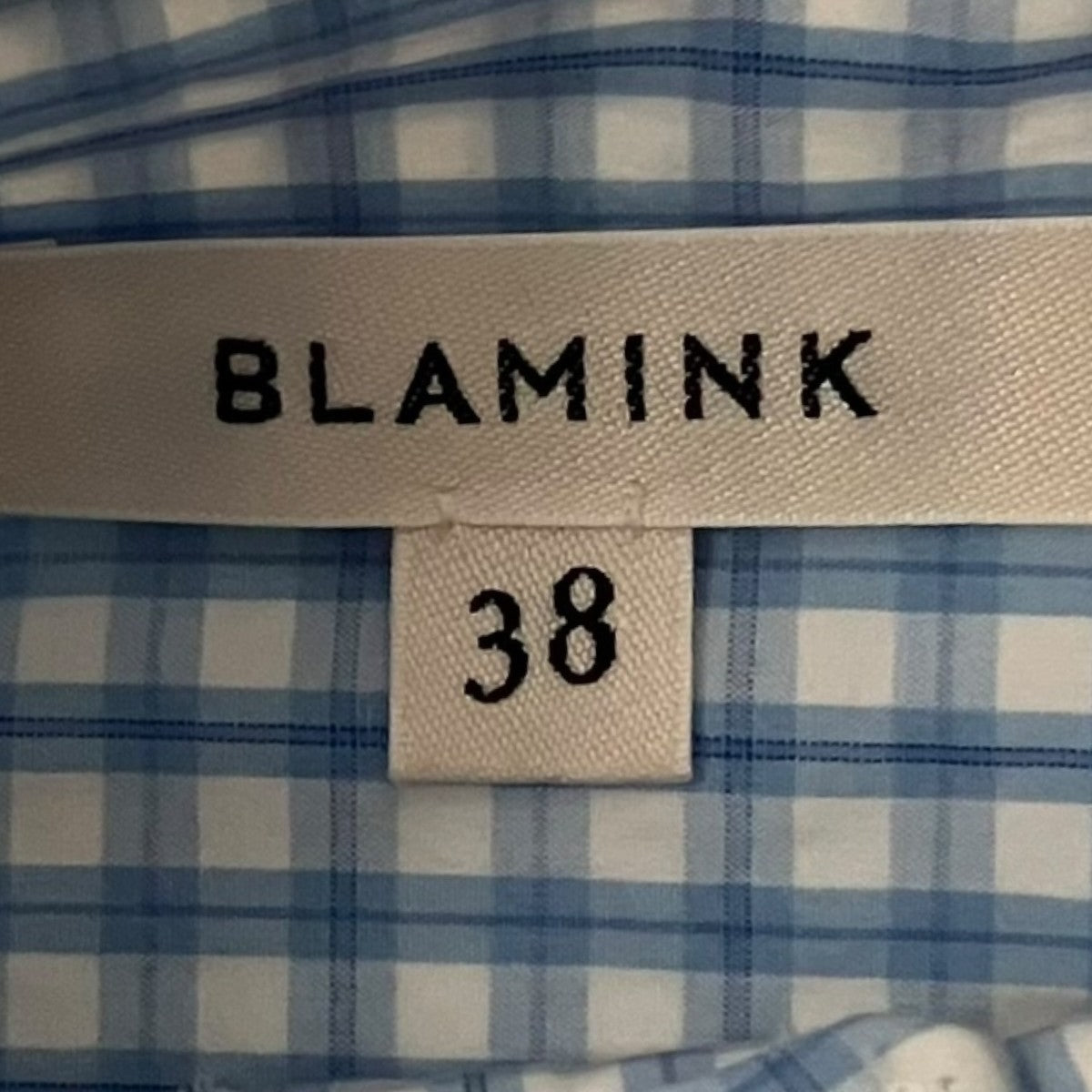 BLAMINK 【コットンギンガムチェックノースリーブシャツ】ノースリーブチェックシャツ7911-230-0166 古着・中古-6枚目のアイテム画像