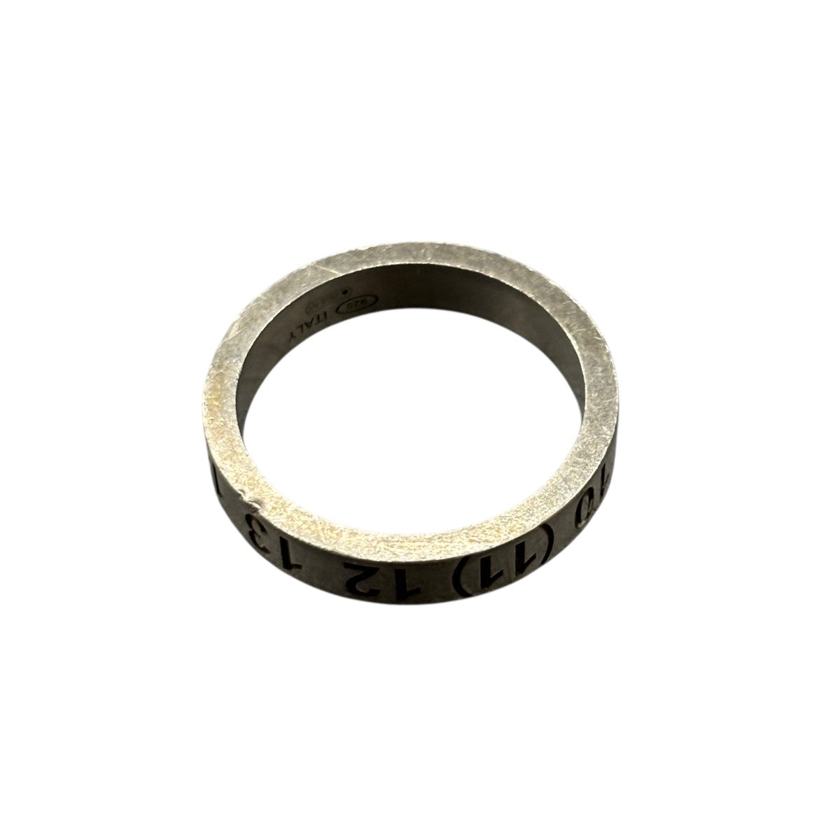 メゾン マルジェラ ナンバリング シルバー バングル 正規品 Maison Margiela(メゾンマルジェラ) ナンバーリング シルバー