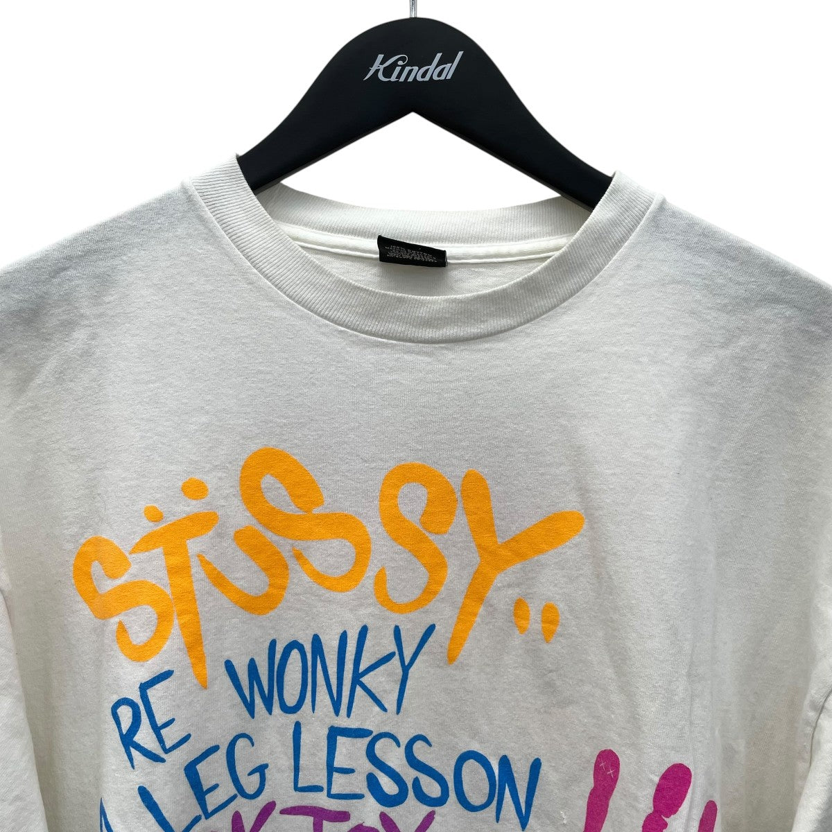 stussy×KAWS 00’s WORLD TOUR TEEプリントTシャツ 古着・中古-3枚目のアイテム画像