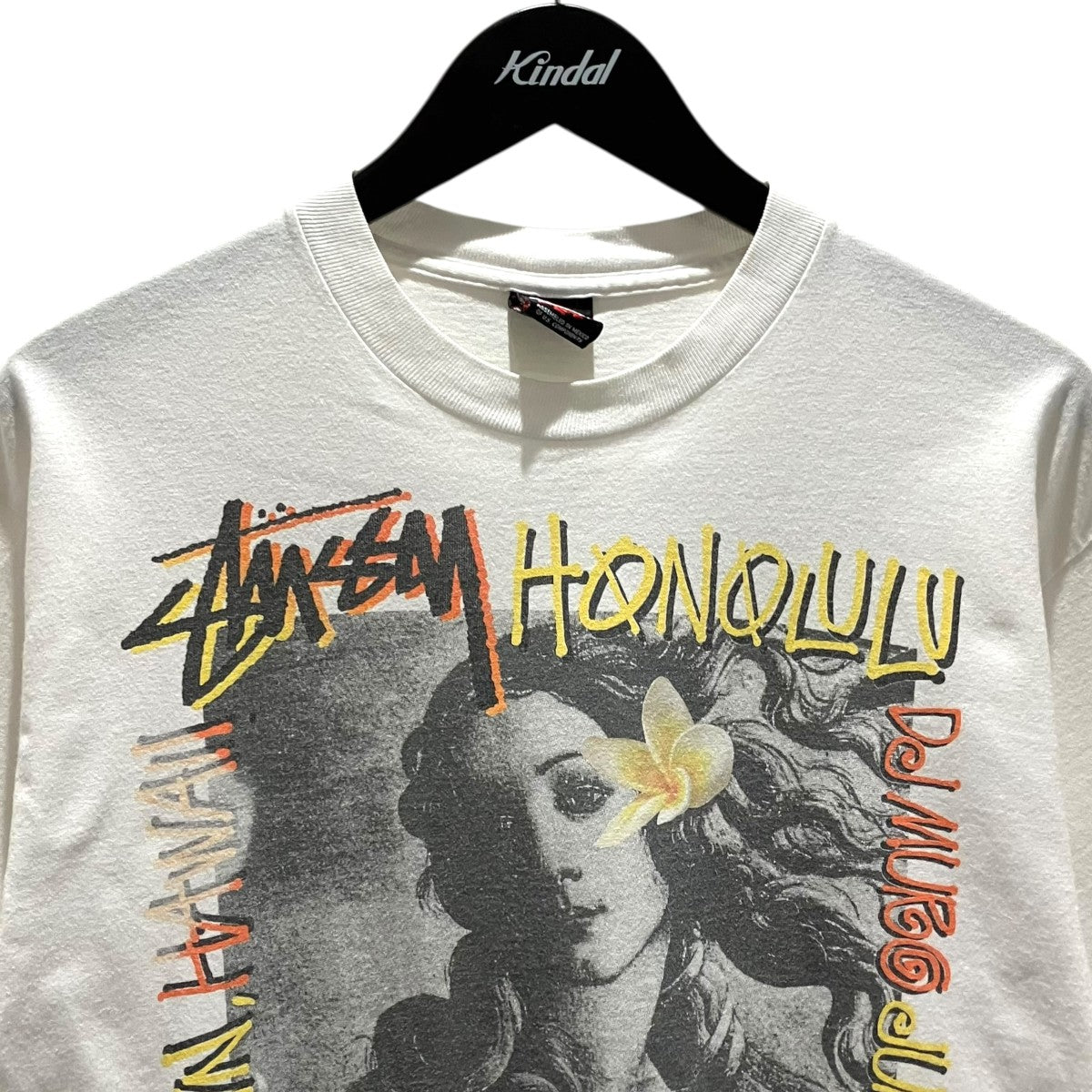 stussy 00'sHONOLULUプリントTシャツ 古着・中古-3枚目のアイテム画像