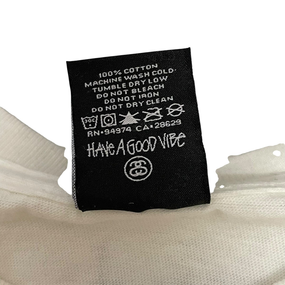 stussy×FRAGMENT DESIGN チャリティプリントTシャツ ホワイト サイズ M